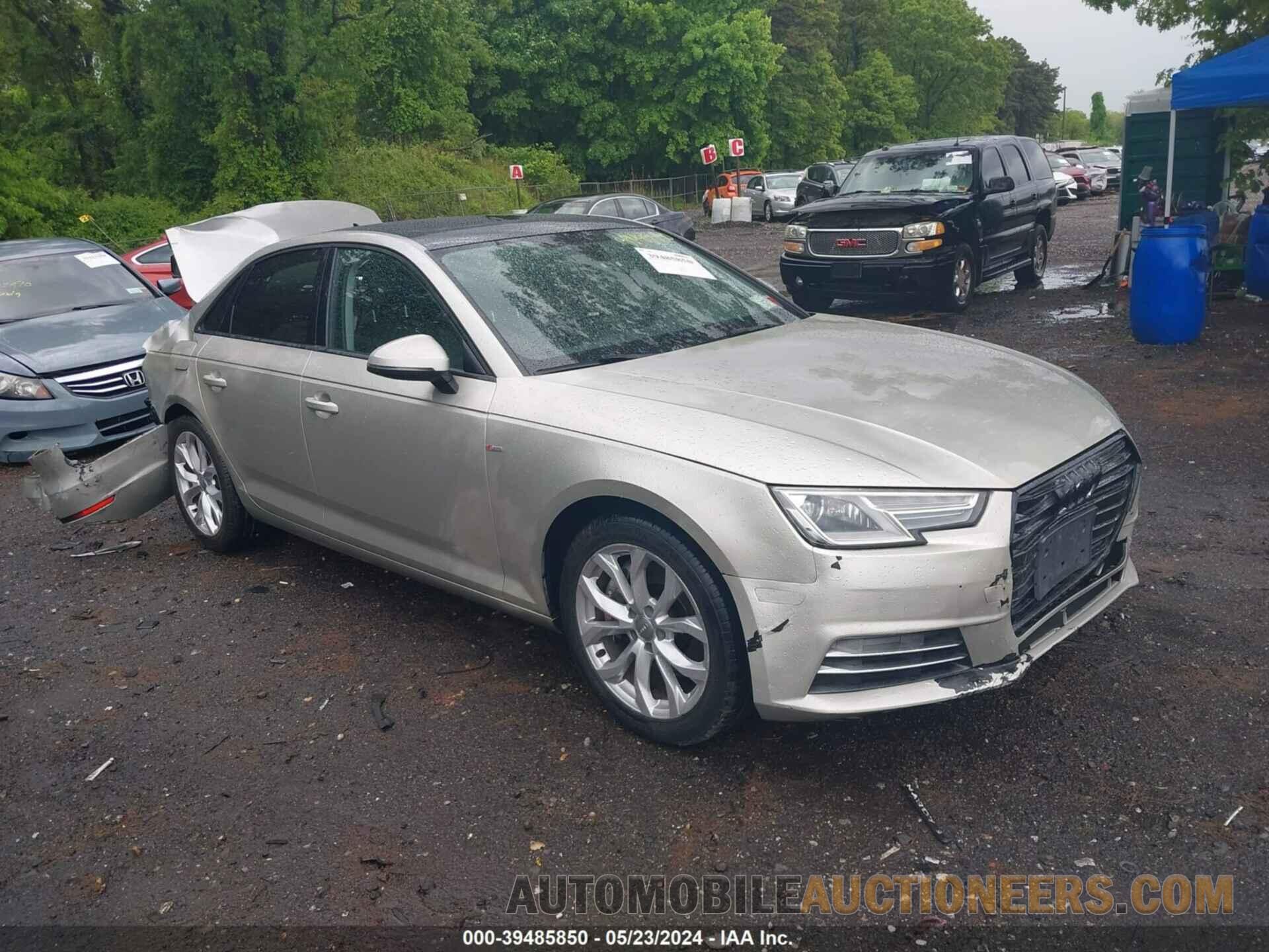 WAUGNAF40HN051445 AUDI A4 2017