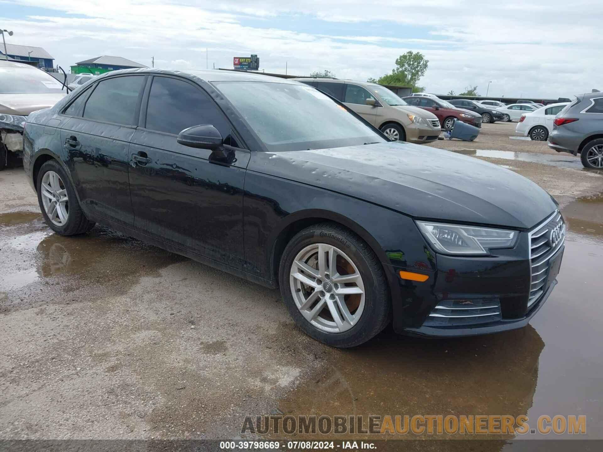 WAUGNAF40HN058072 AUDI A4 2017