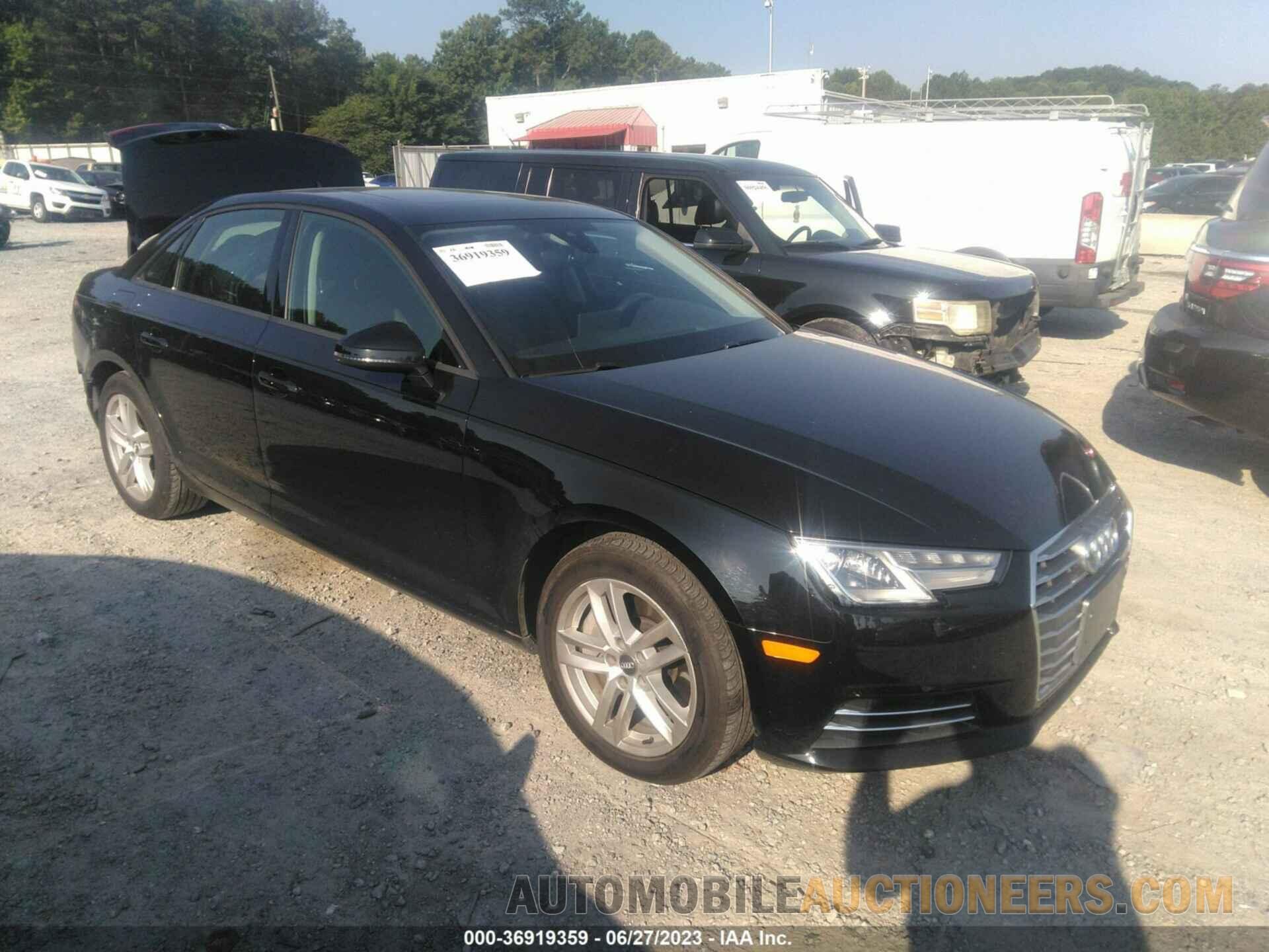 WAUGNAF41HN058842 AUDI A4 2017