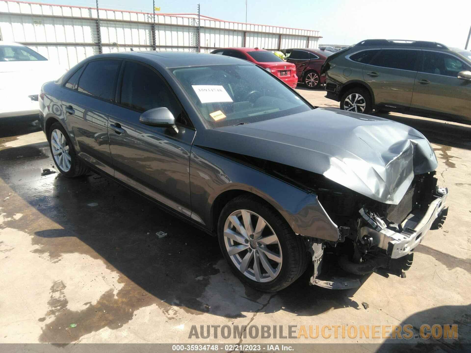 WAUGNAF42HA027347 AUDI A4 2017