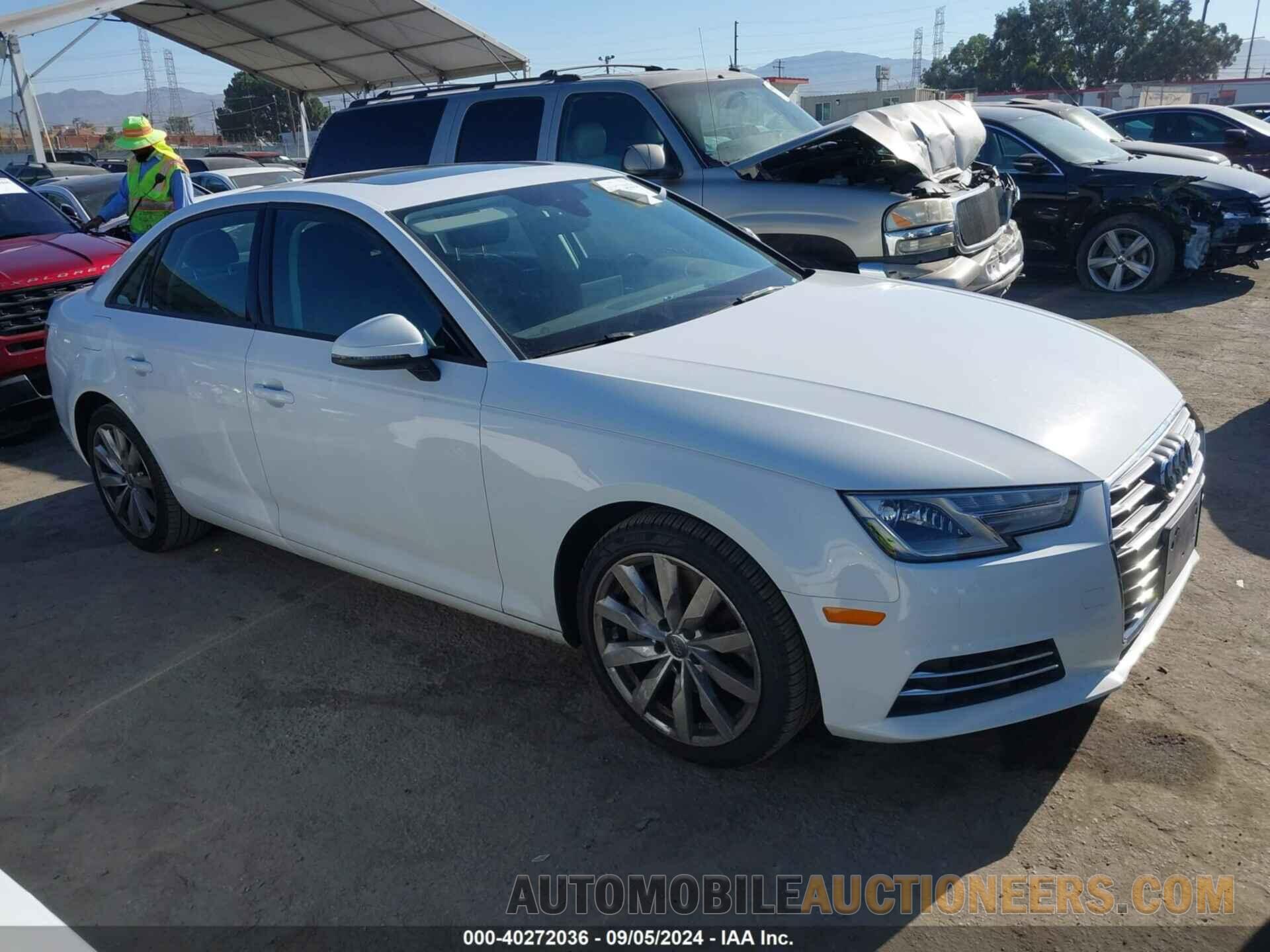 WAUGNAF42HN021623 AUDI A4 2017