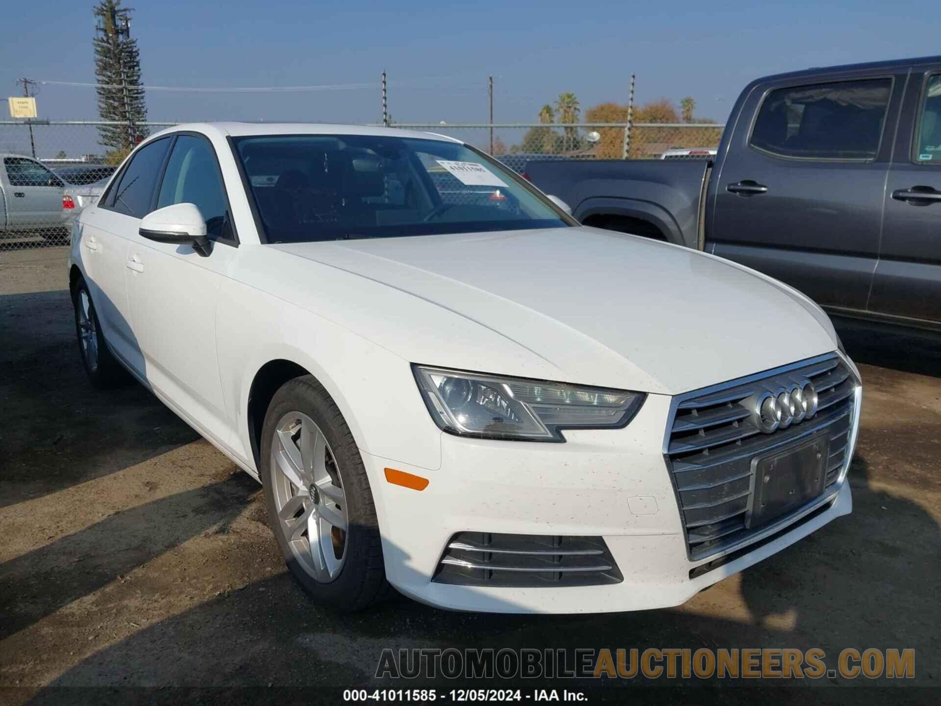 WAUGNAF42HN022576 AUDI A4 2017