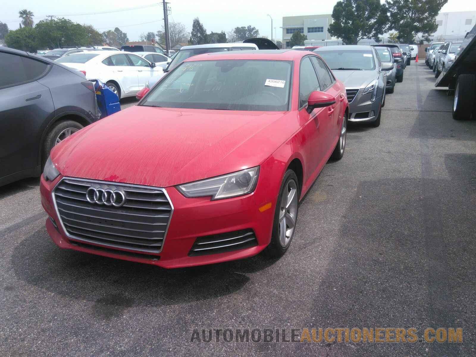 WAUGNAF42HN023257 Audi A4 Sedan 2017