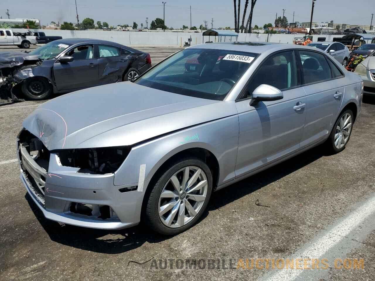 WAUGNAF43HN005740 AUDI A4 2017