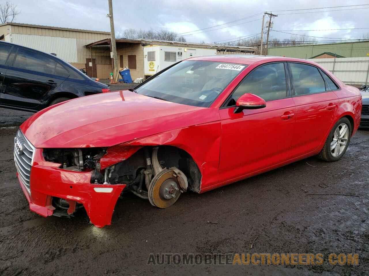 WAUGNAF43HN012221 AUDI A4 2017