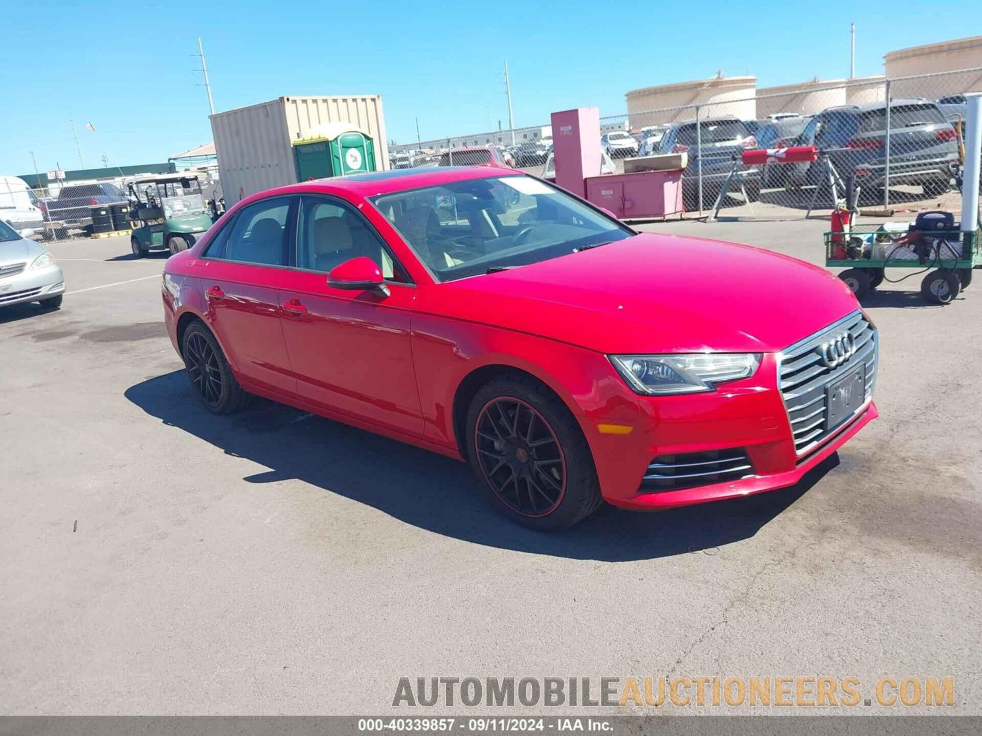 WAUGNAF43HN020528 AUDI A4 2017