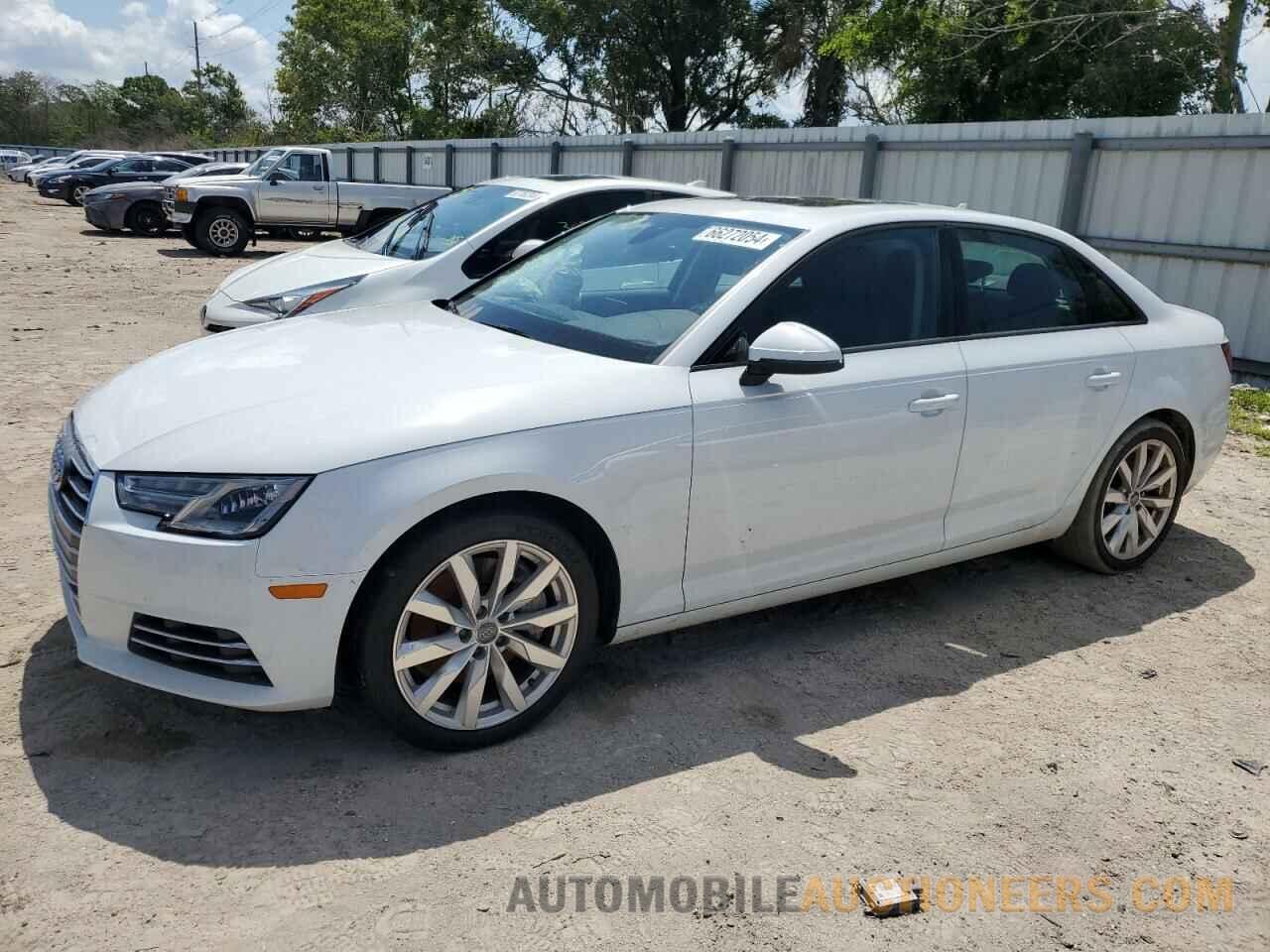 WAUGNAF43HN021811 AUDI A4 2017