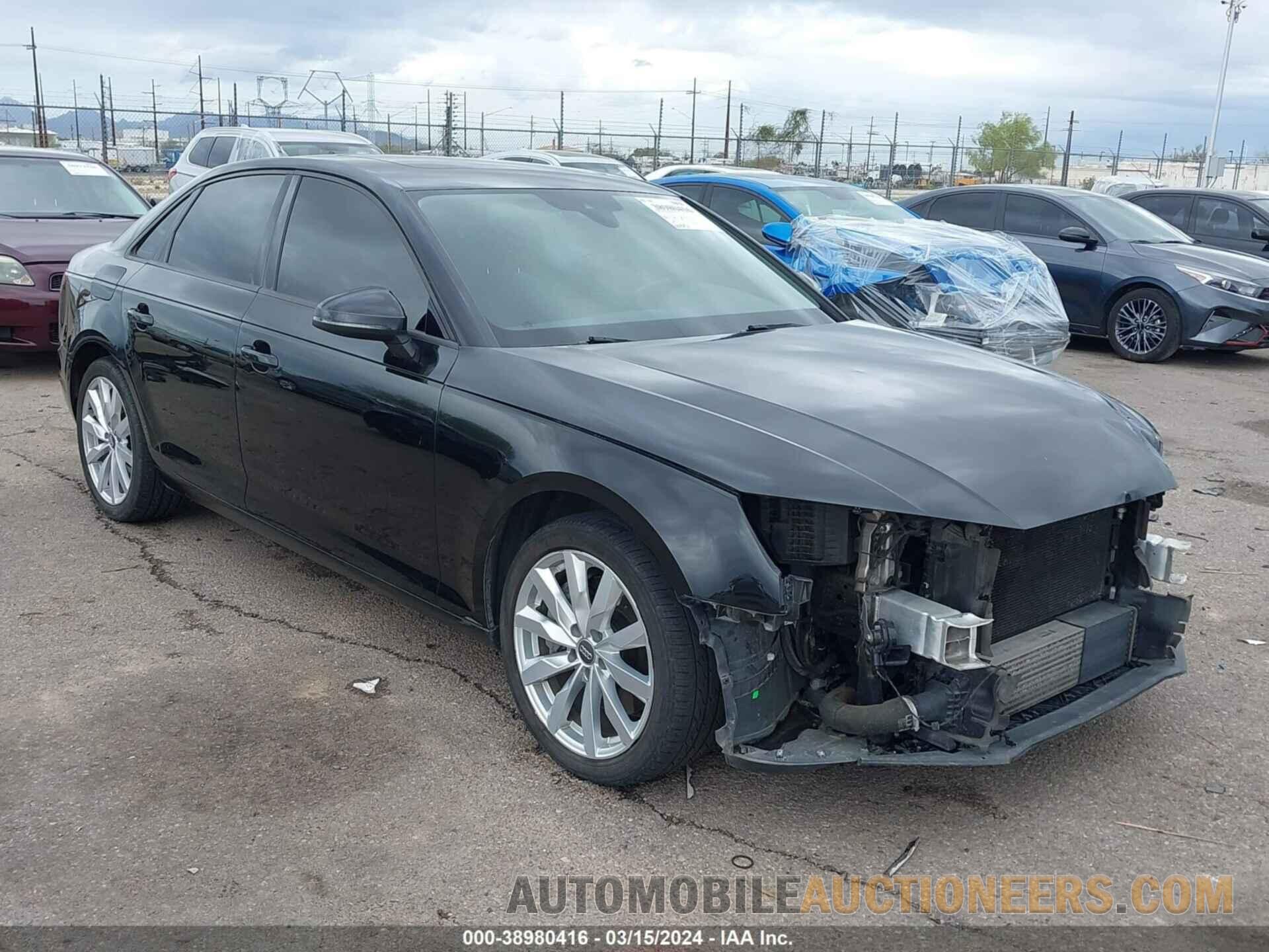 WAUGNAF44HN003141 AUDI A4 2017