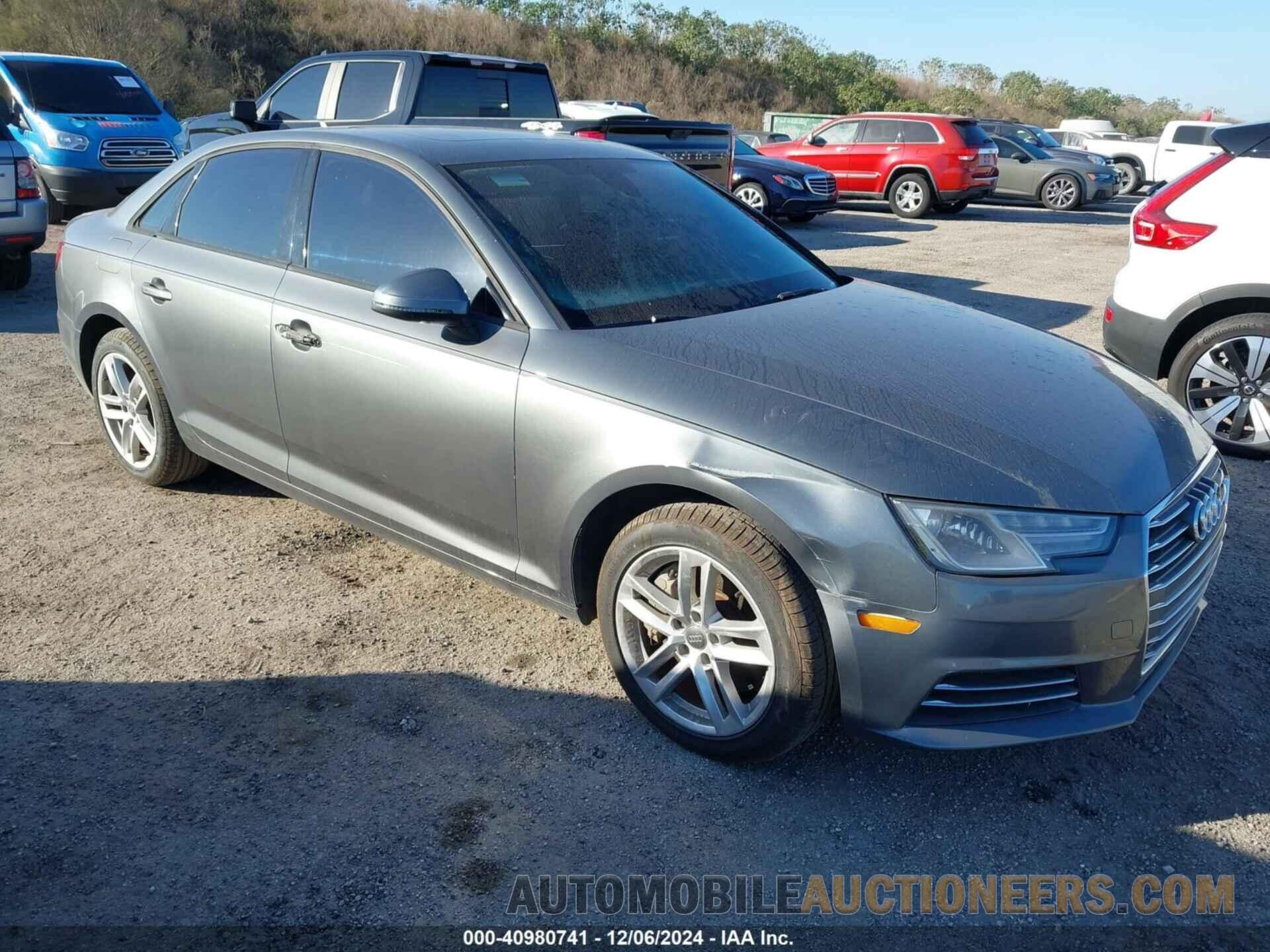 WAUGNAF44HN021977 AUDI A4 2017