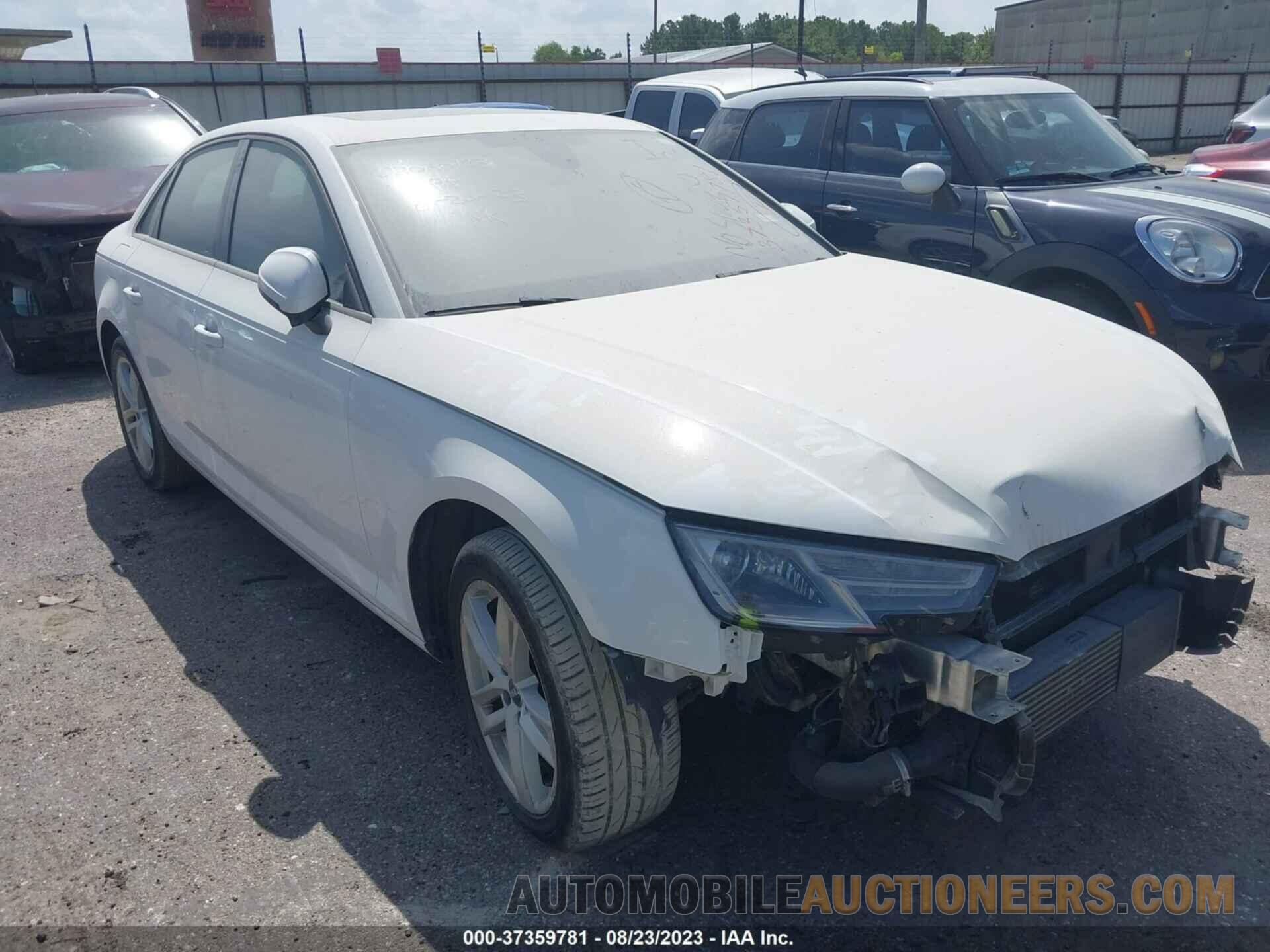 WAUGNAF44HN058463 AUDI A4 2017