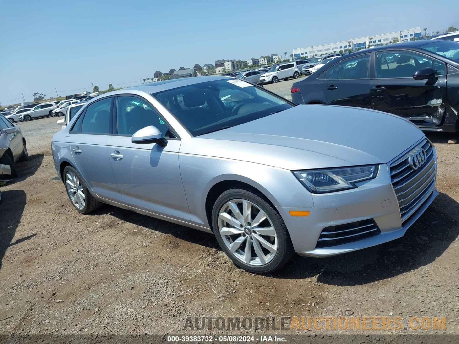 WAUGNAF46HN005182 AUDI A4 2017