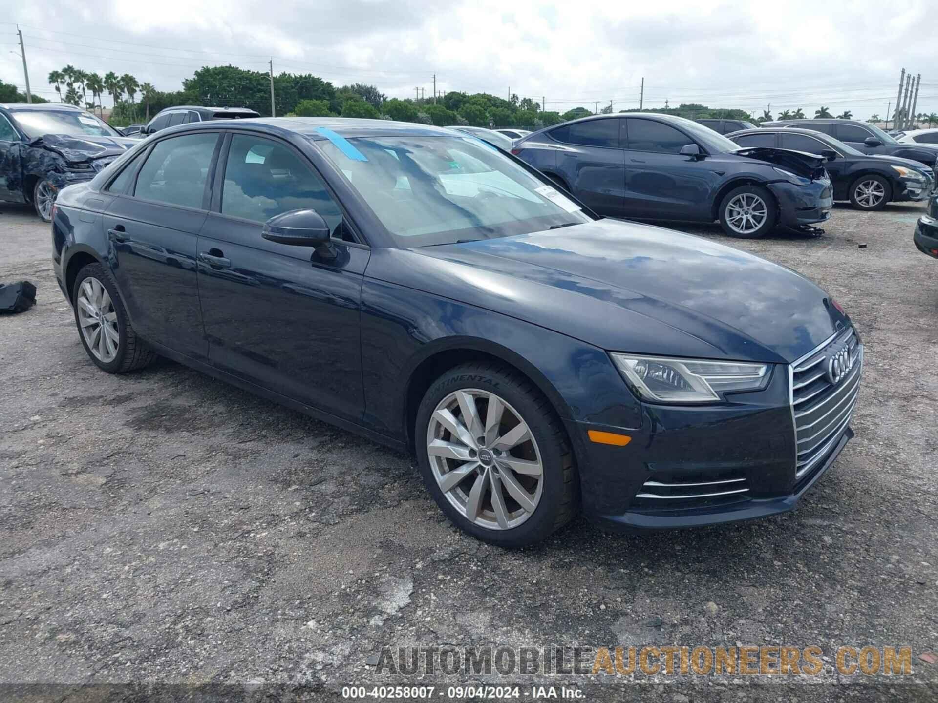 WAUGNAF46HN010883 AUDI A4 2017