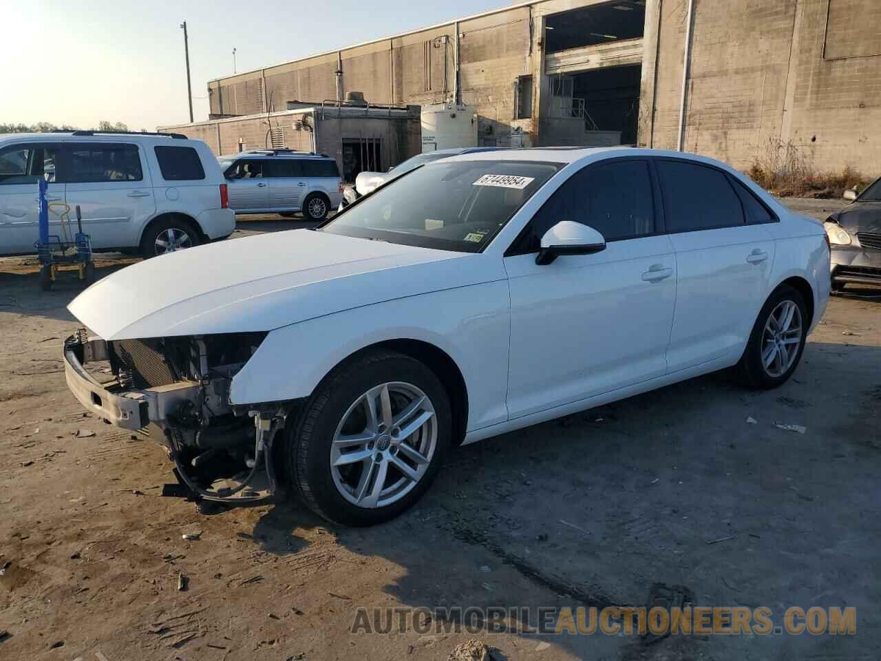 WAUGNAF46HN022208 AUDI A4 2017