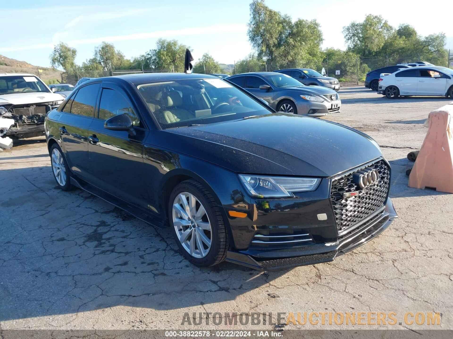 WAUGNAF49HN022817 AUDI A4 2017