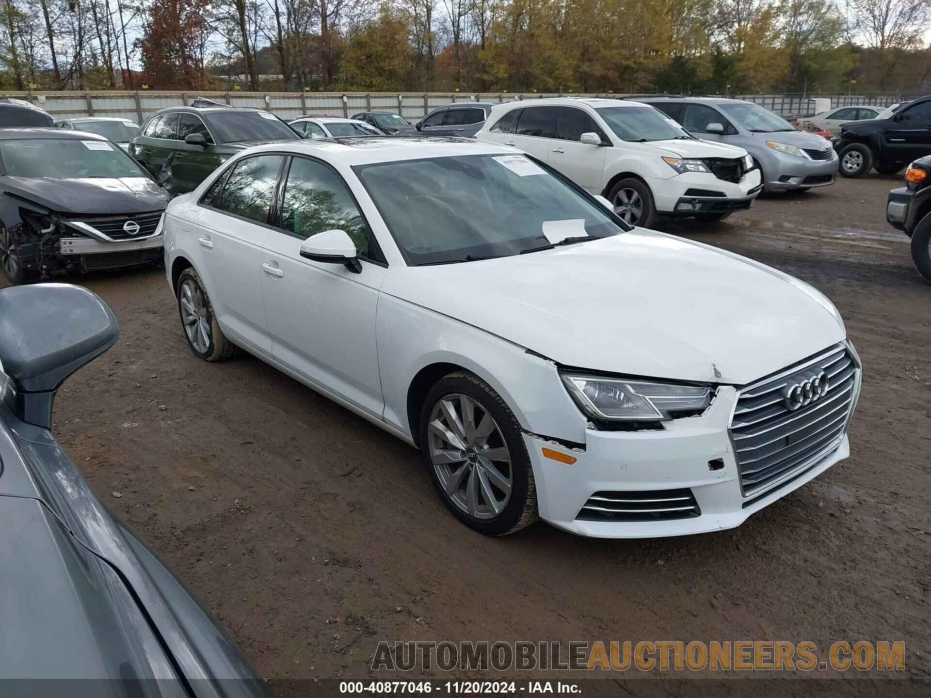 WAUGNAF4XHN004732 AUDI A4 2017