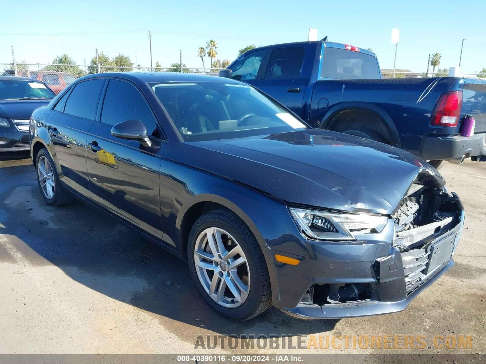 WAUGNAF4XHN006206 AUDI A4 2017