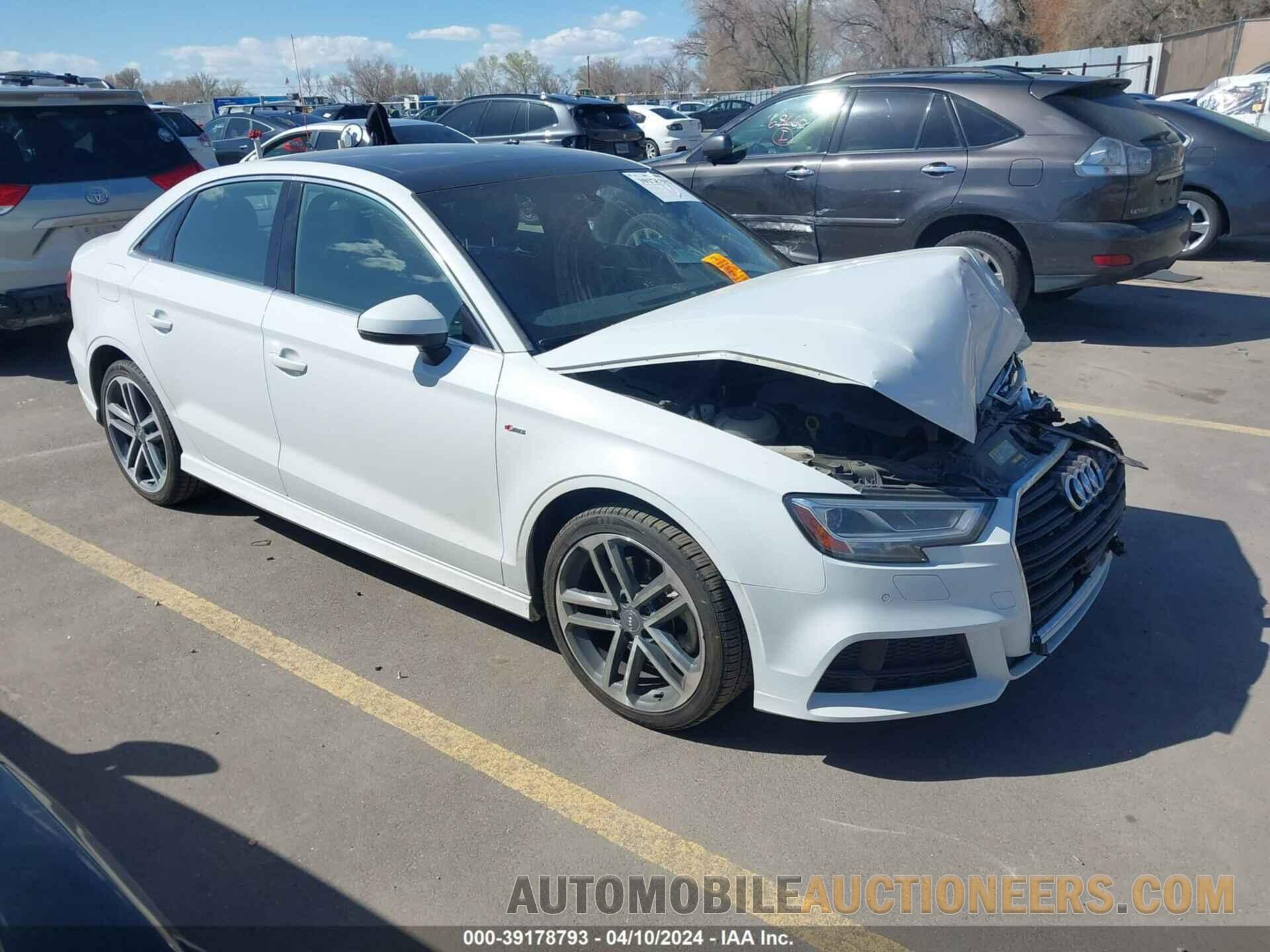 WAUGUGFF8KA087373 AUDI A3 2019