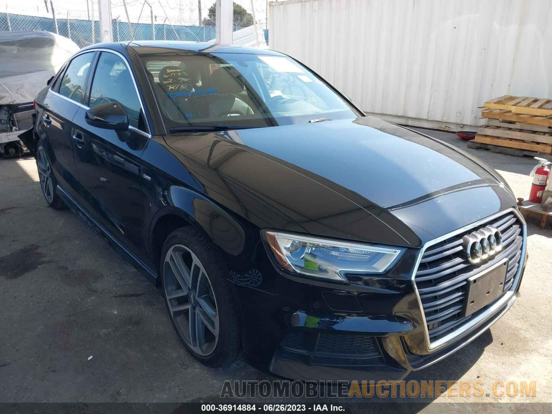 WAUGUGFFXJ1087888 AUDI A3 SEDAN 2018