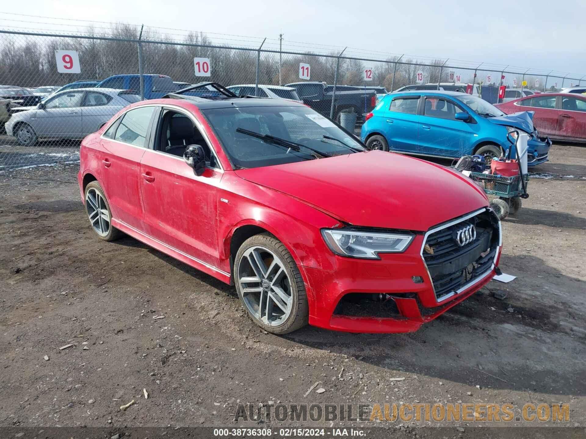 WAUJ8GFF0J1004012 AUDI A3 2018