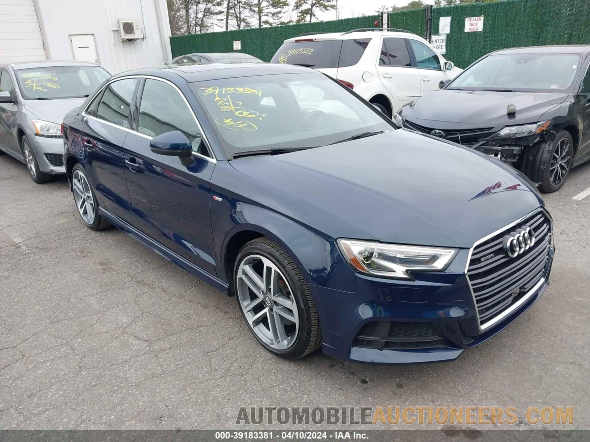 WAUJ8GFF0J1031954 AUDI A3 2018