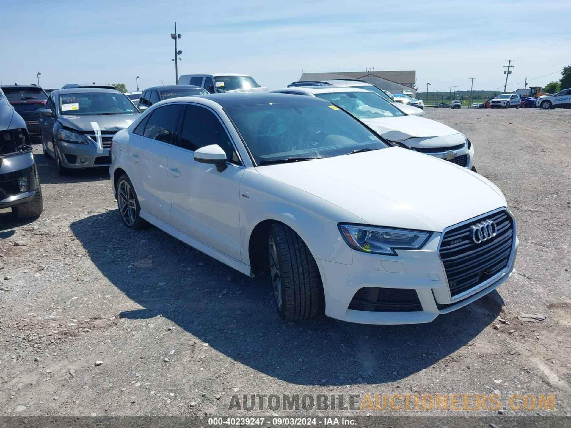 WAUJ8GFF4J1068344 AUDI A3 2018