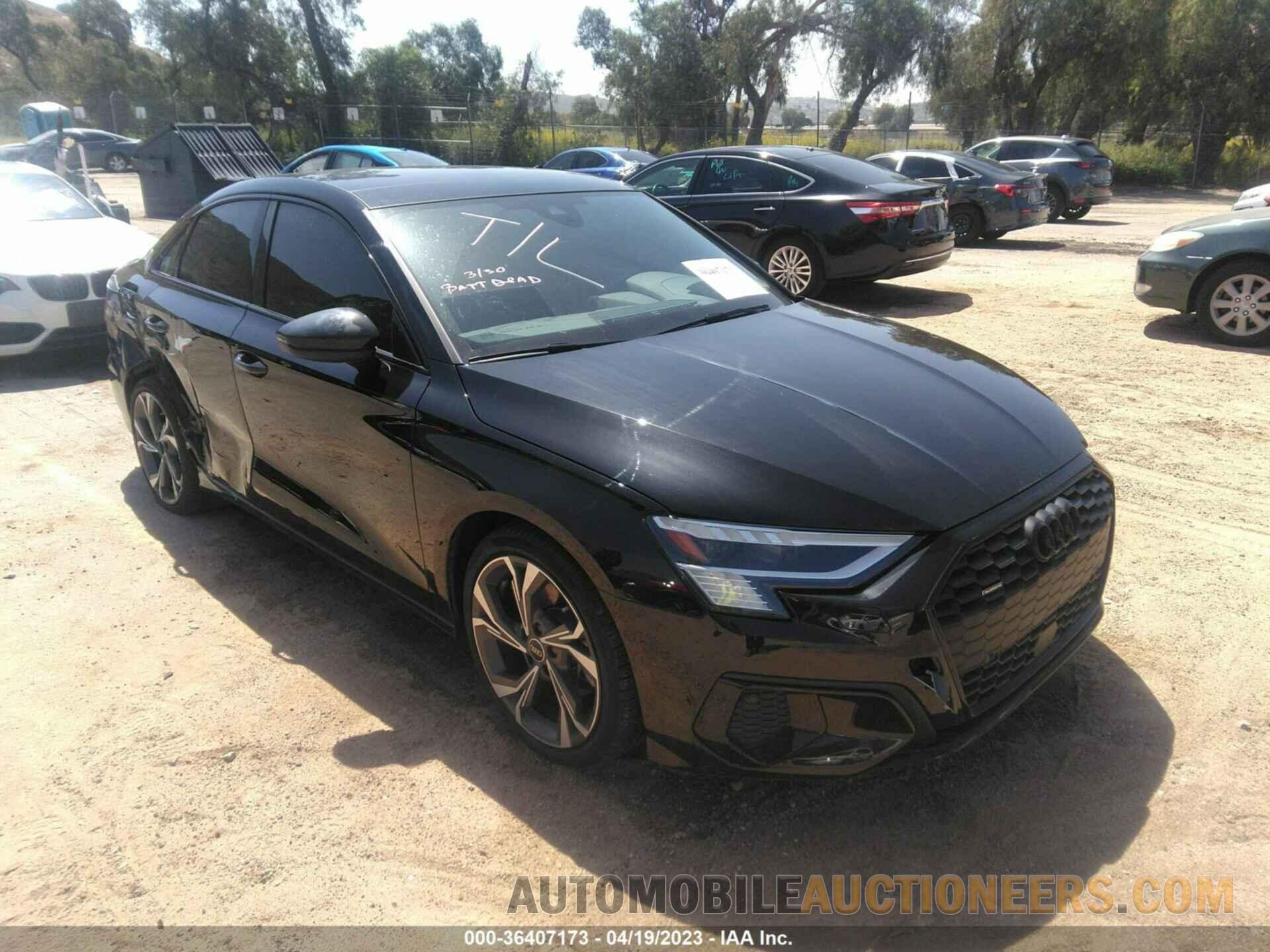 WAUJUDGY4NA103996 AUDI A3 SEDAN 2022