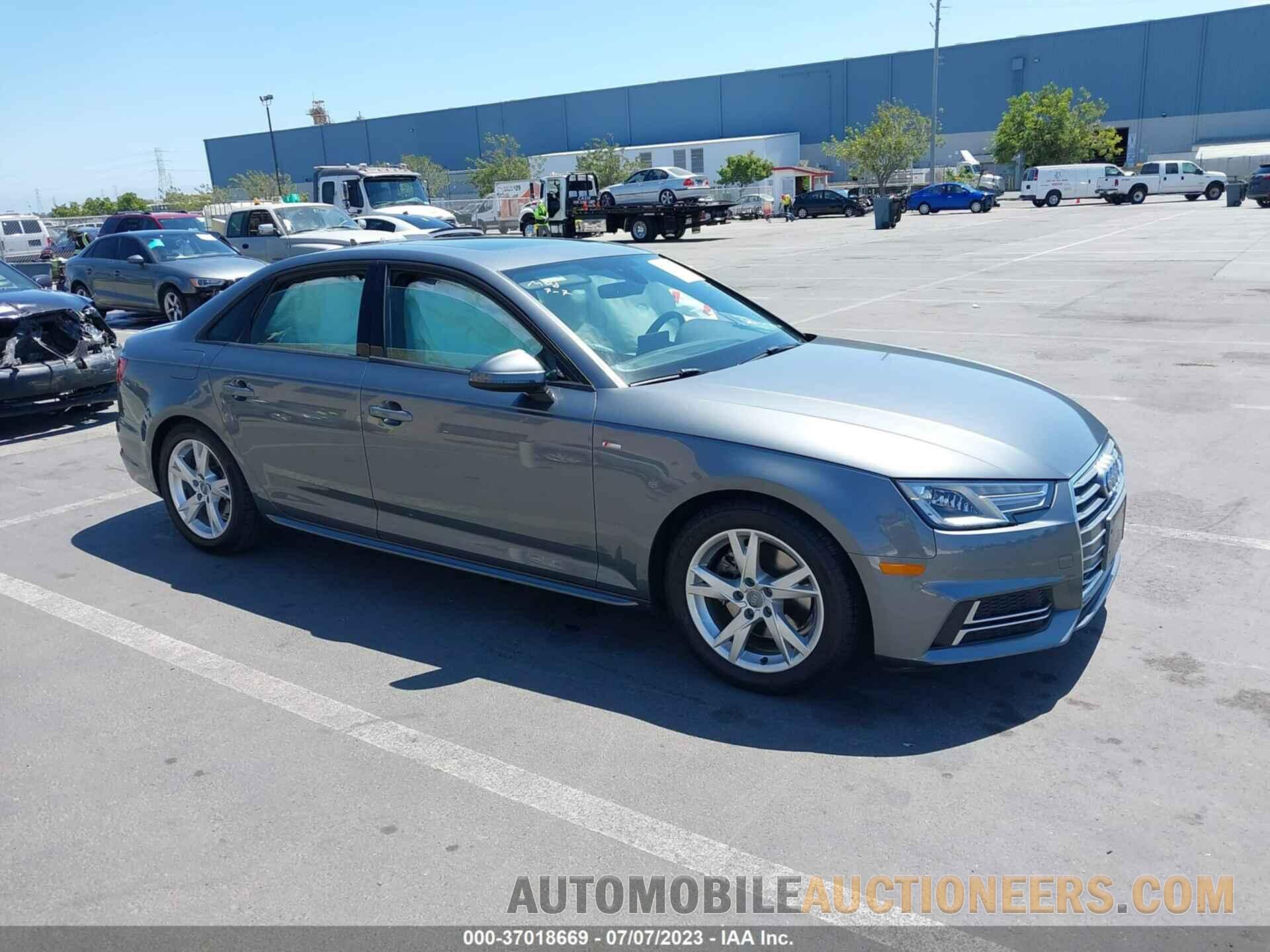 WAUKMAF40JA119172 AUDI A4 2018