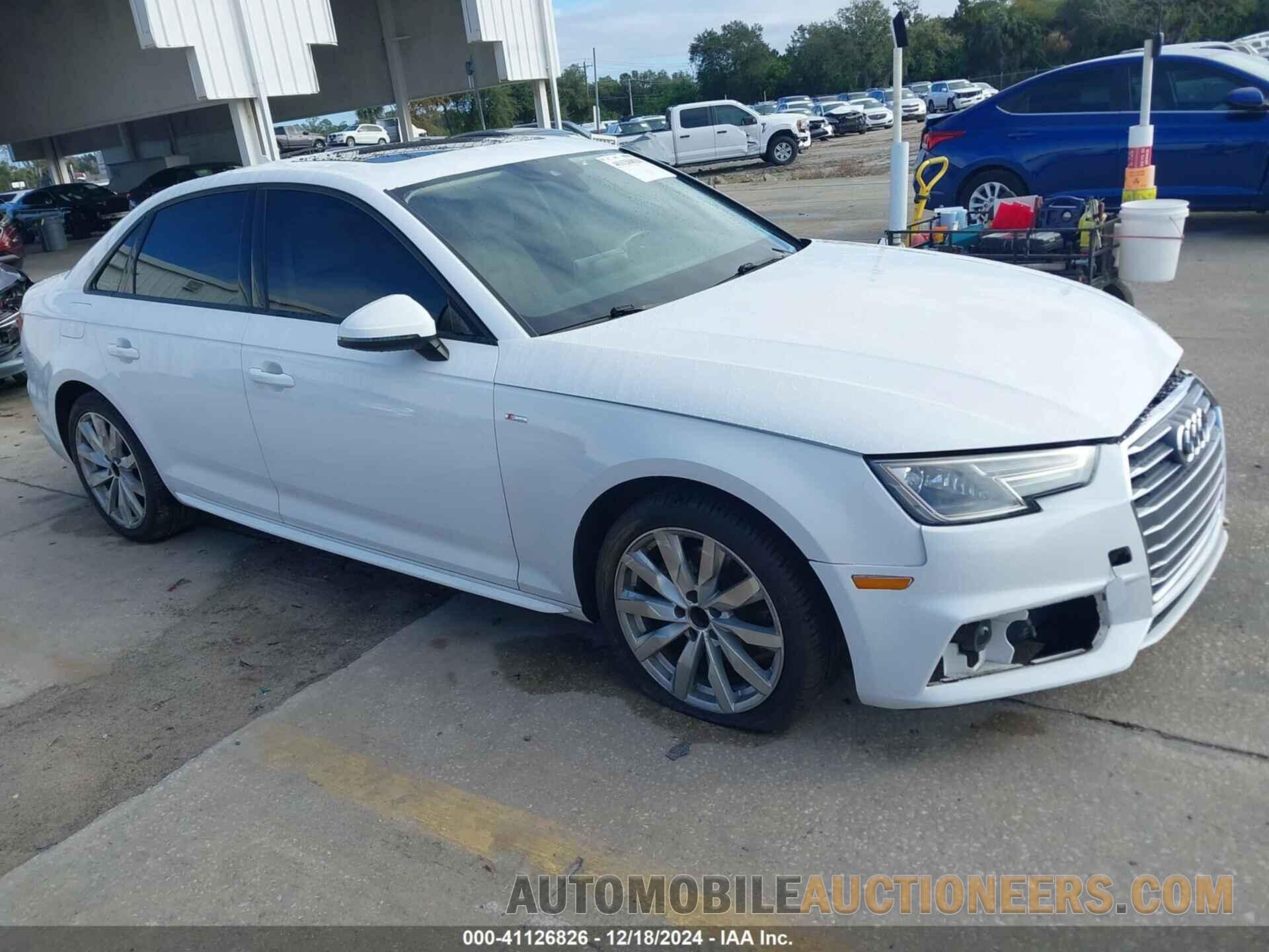 WAUKMAF40JA211141 AUDI A4 2018