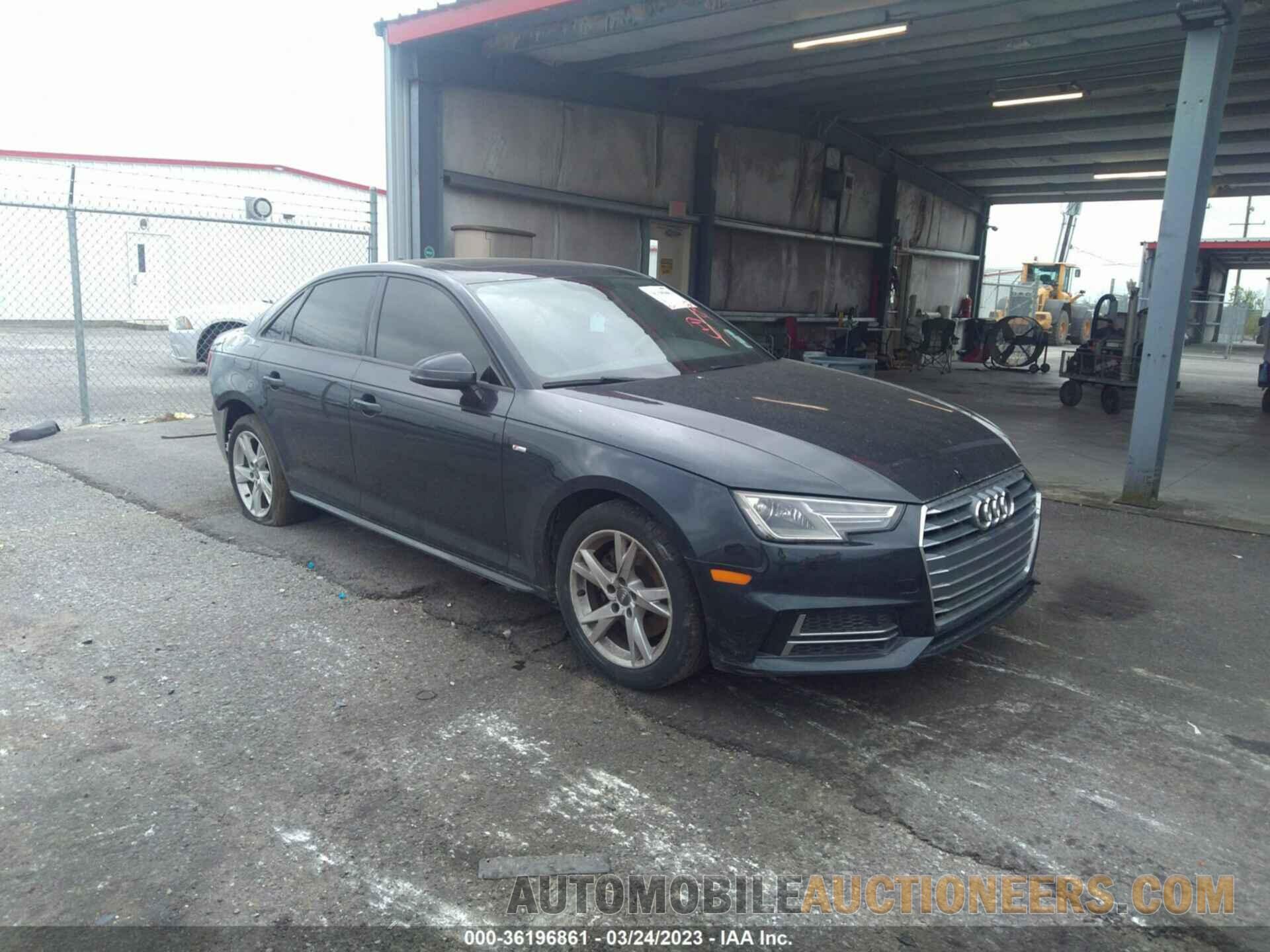 WAUKMAF41JA122016 AUDI A4 2018