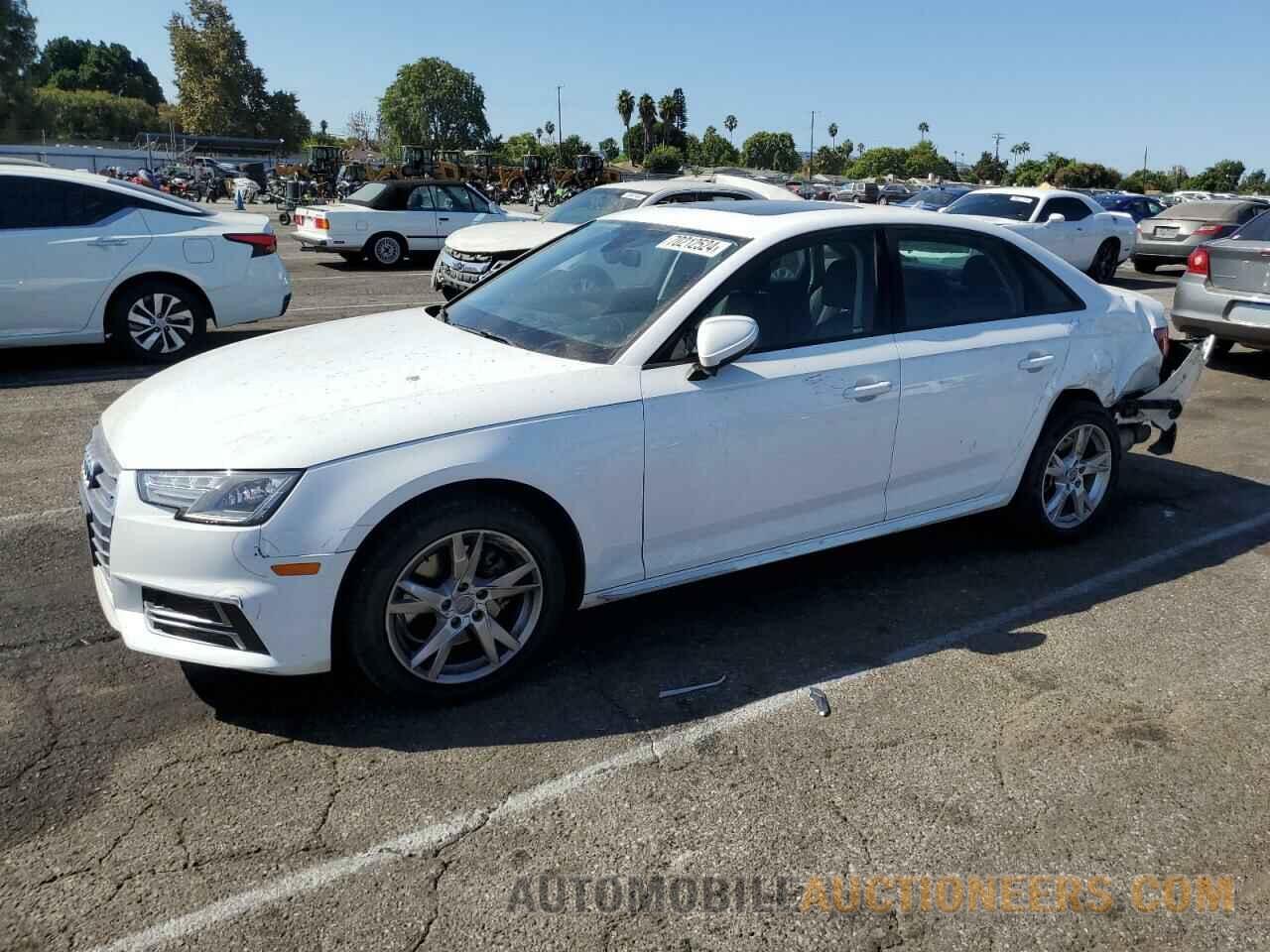 WAUKMAF41JA145277 AUDI A4 2018