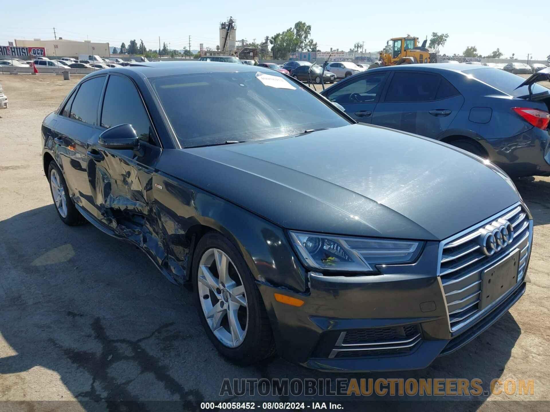 WAUKMAF41JA228059 AUDI A4 2018