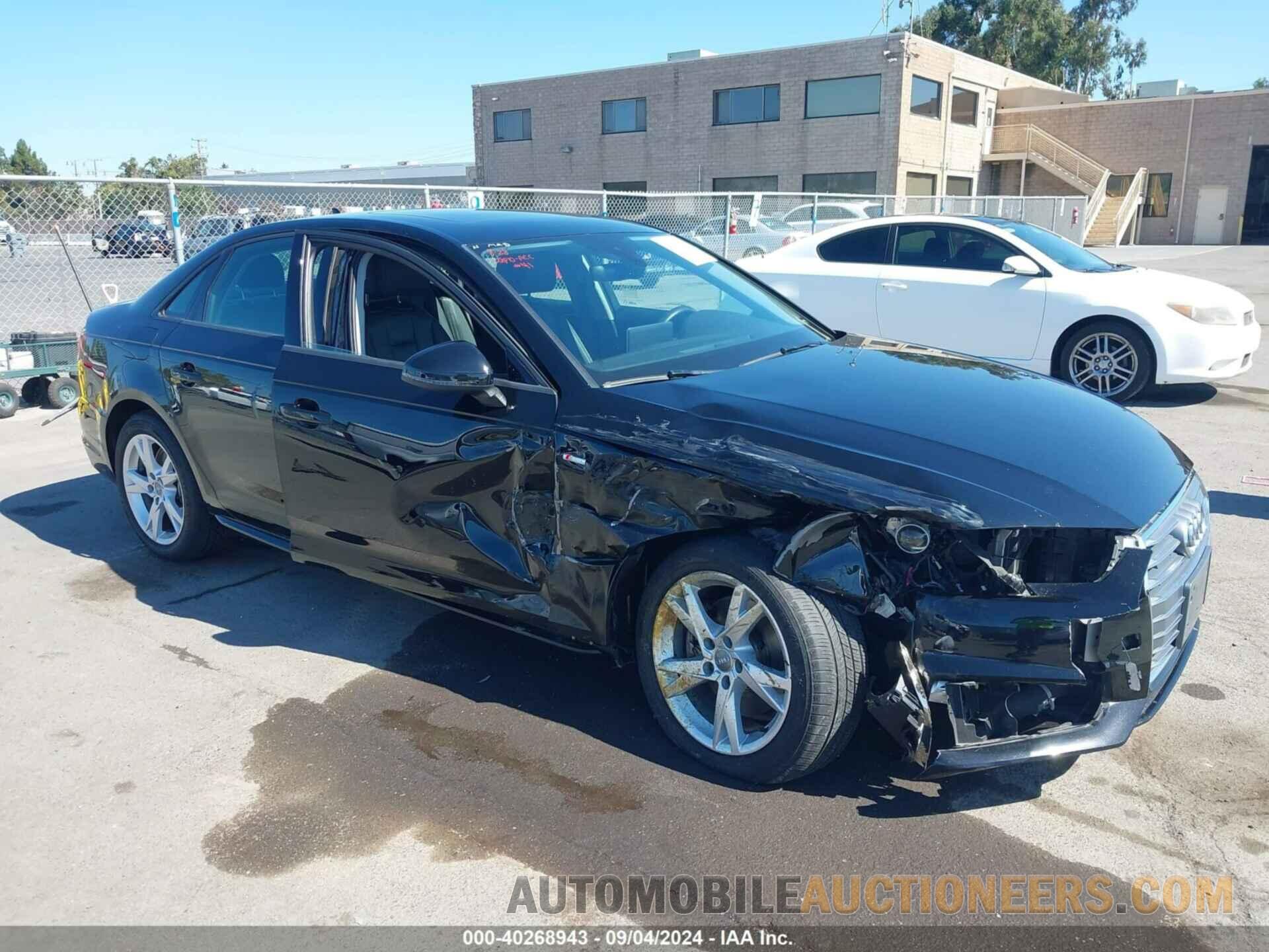 WAUKMAF41JA234783 AUDI A4 2018