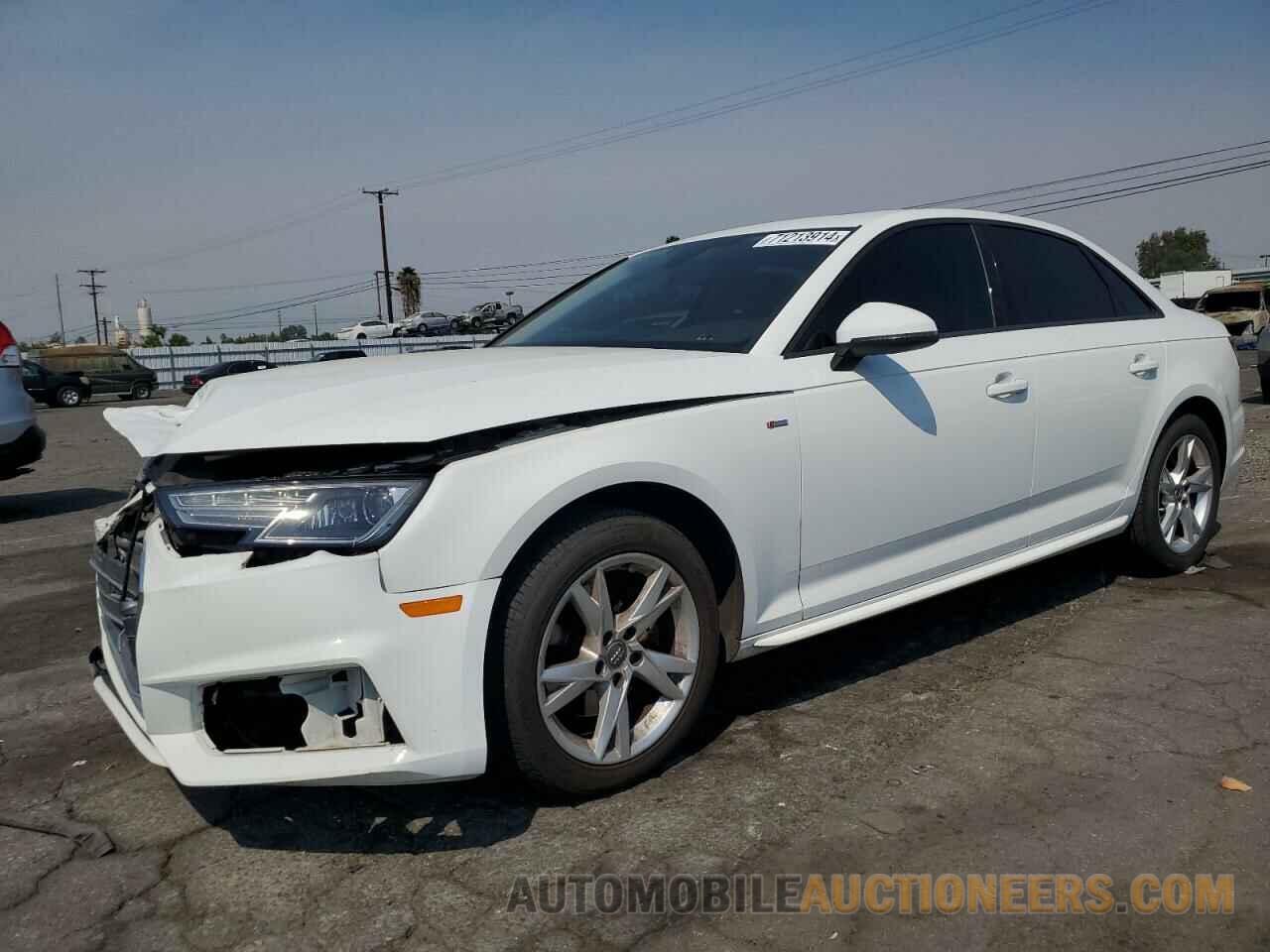 WAUKMAF42JA080472 AUDI A4 2018