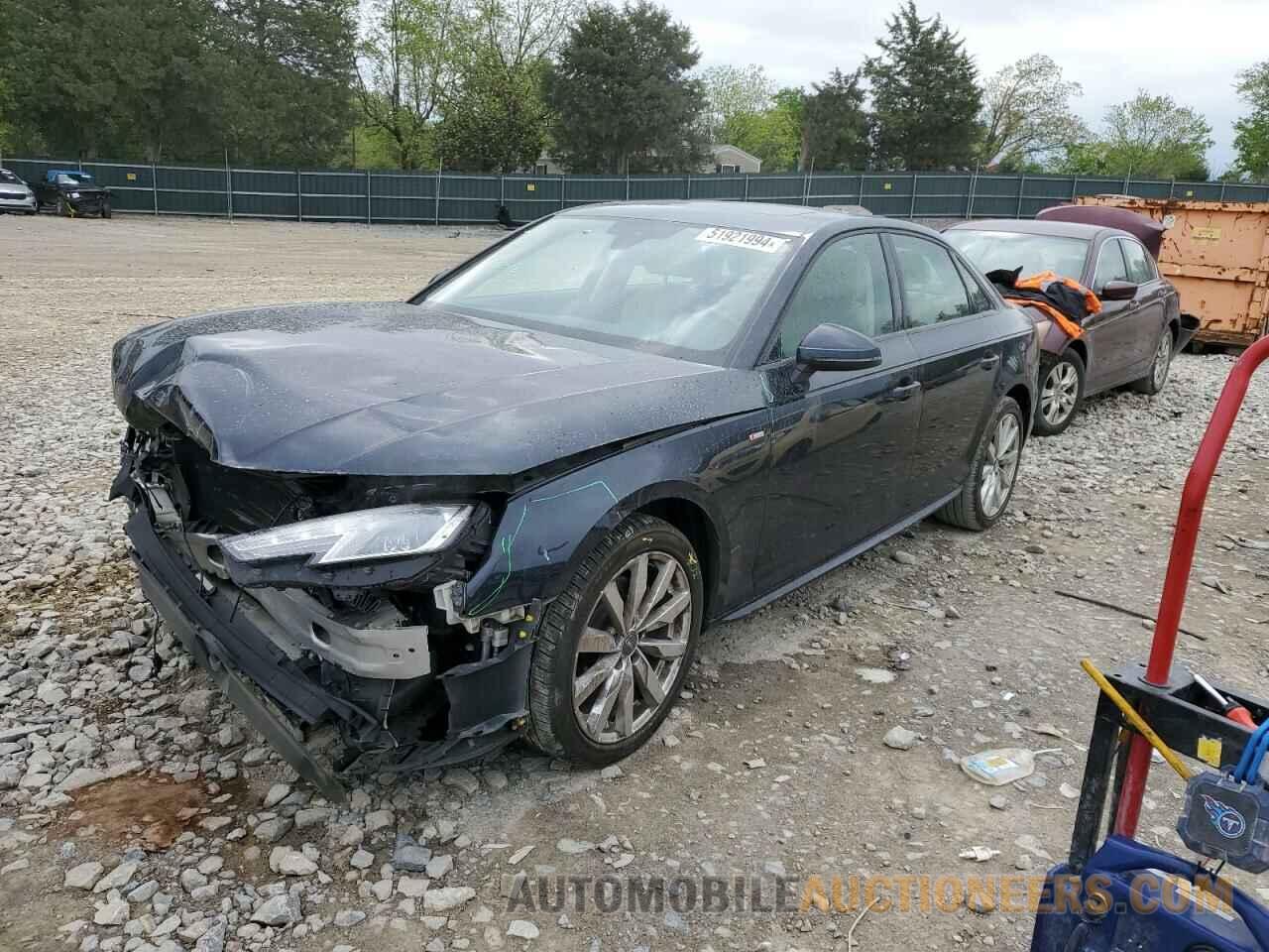 WAUKMAF42JA118685 AUDI A4 2018