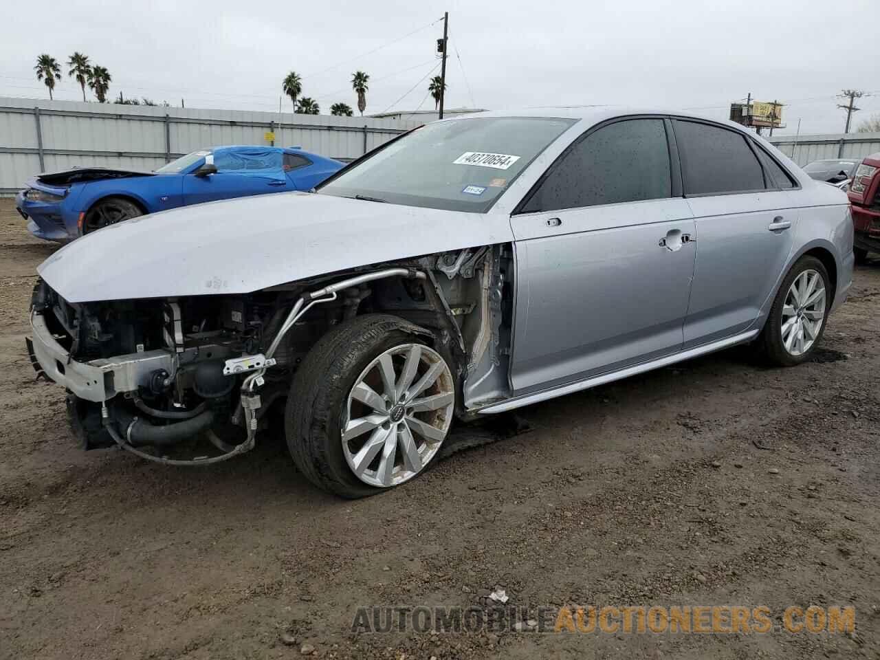 WAUKMAF42JA203705 AUDI A4 2018