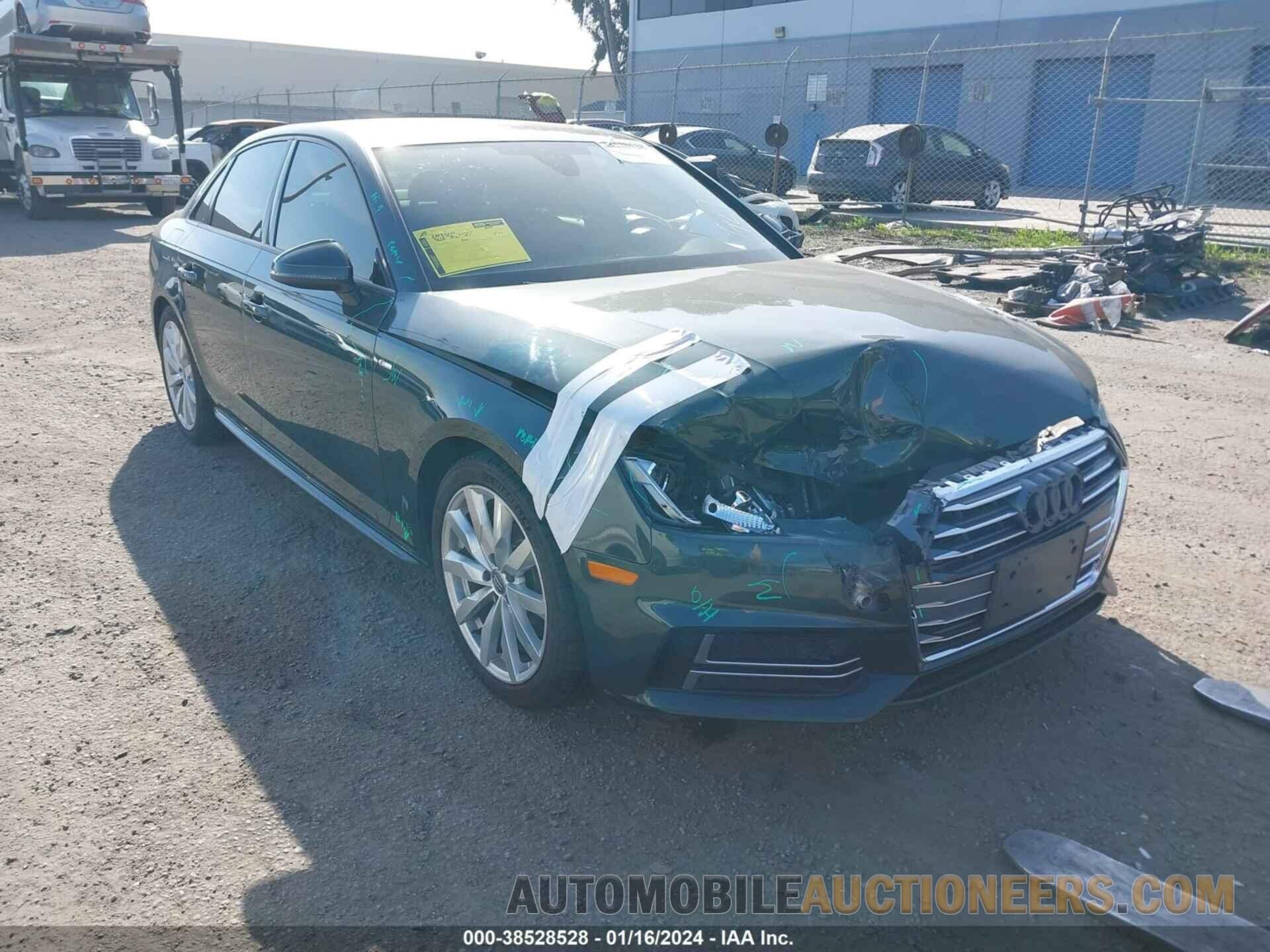 WAUKMAF42JA218303 AUDI A4 2018