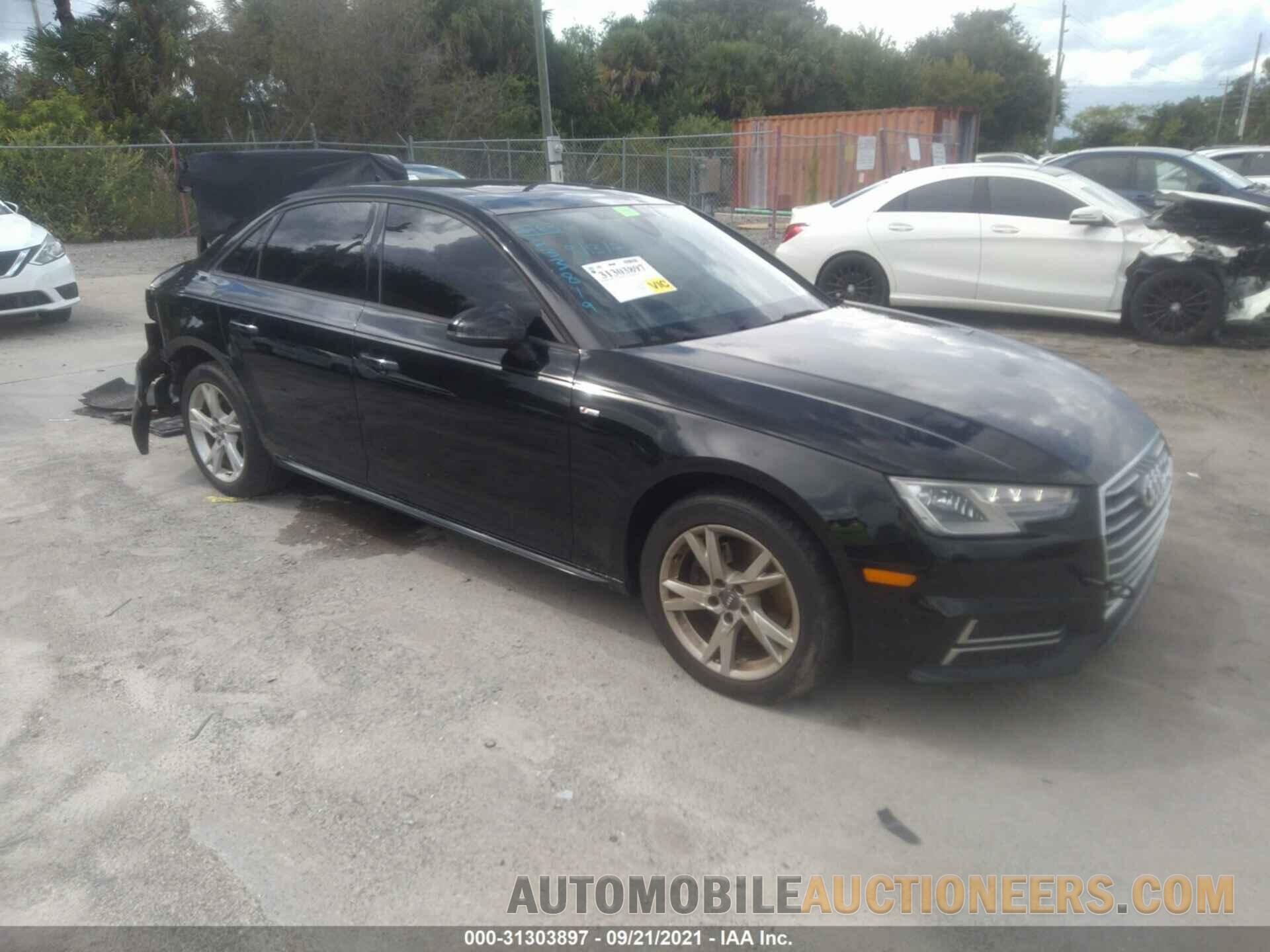 WAUKMAF42JA233819 AUDI A4 2018