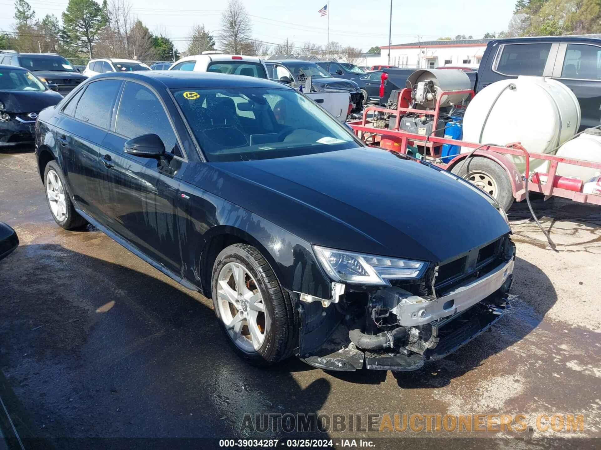 WAUKMAF42JN019695 AUDI A4 2018