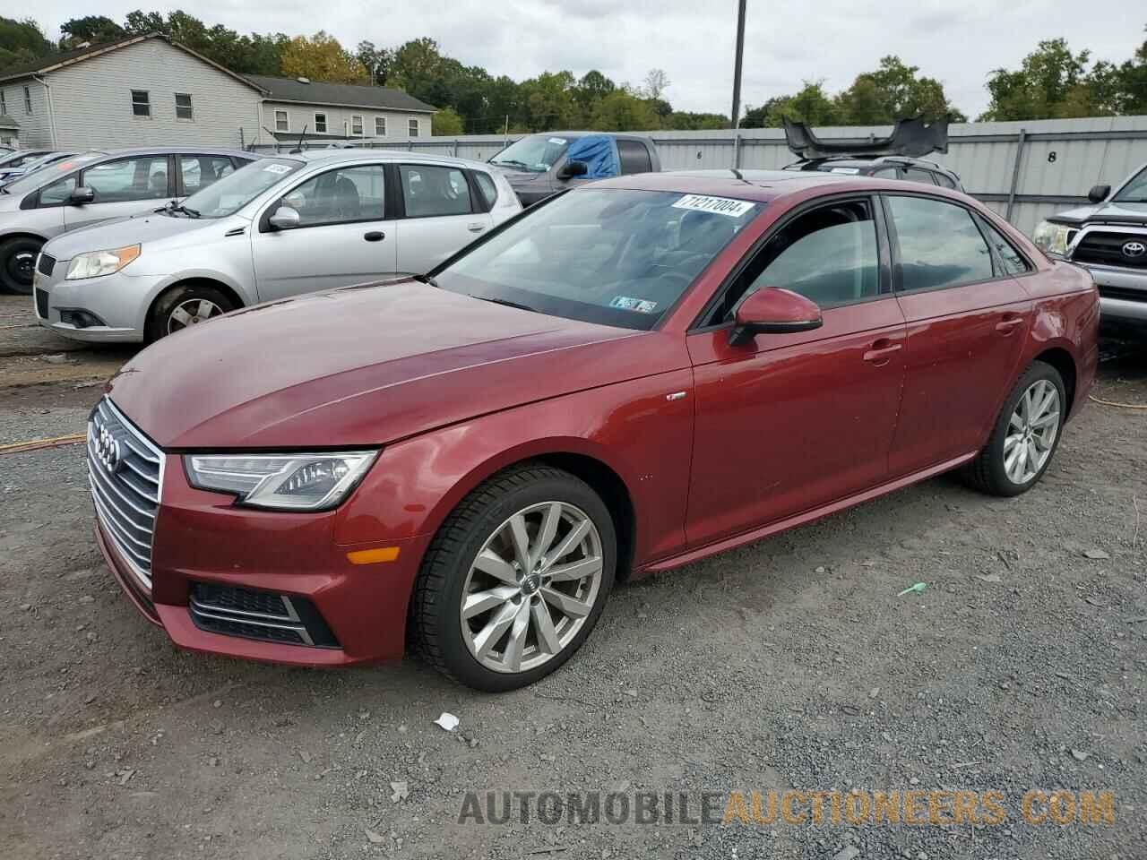 WAUKMAF43JA122647 AUDI A4 2018