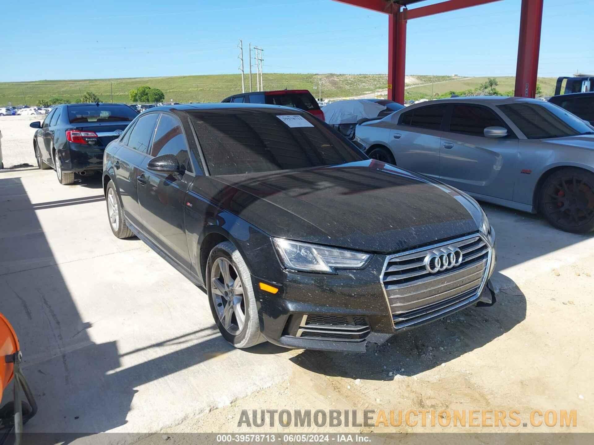 WAUKMAF43JA227687 AUDI A4 2018