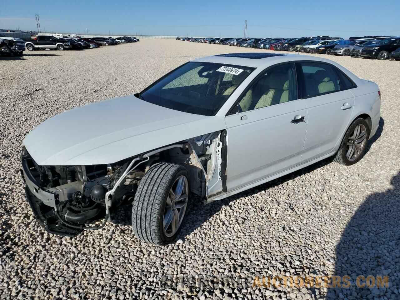 WAUKMAF44HN058816 AUDI A4 2017