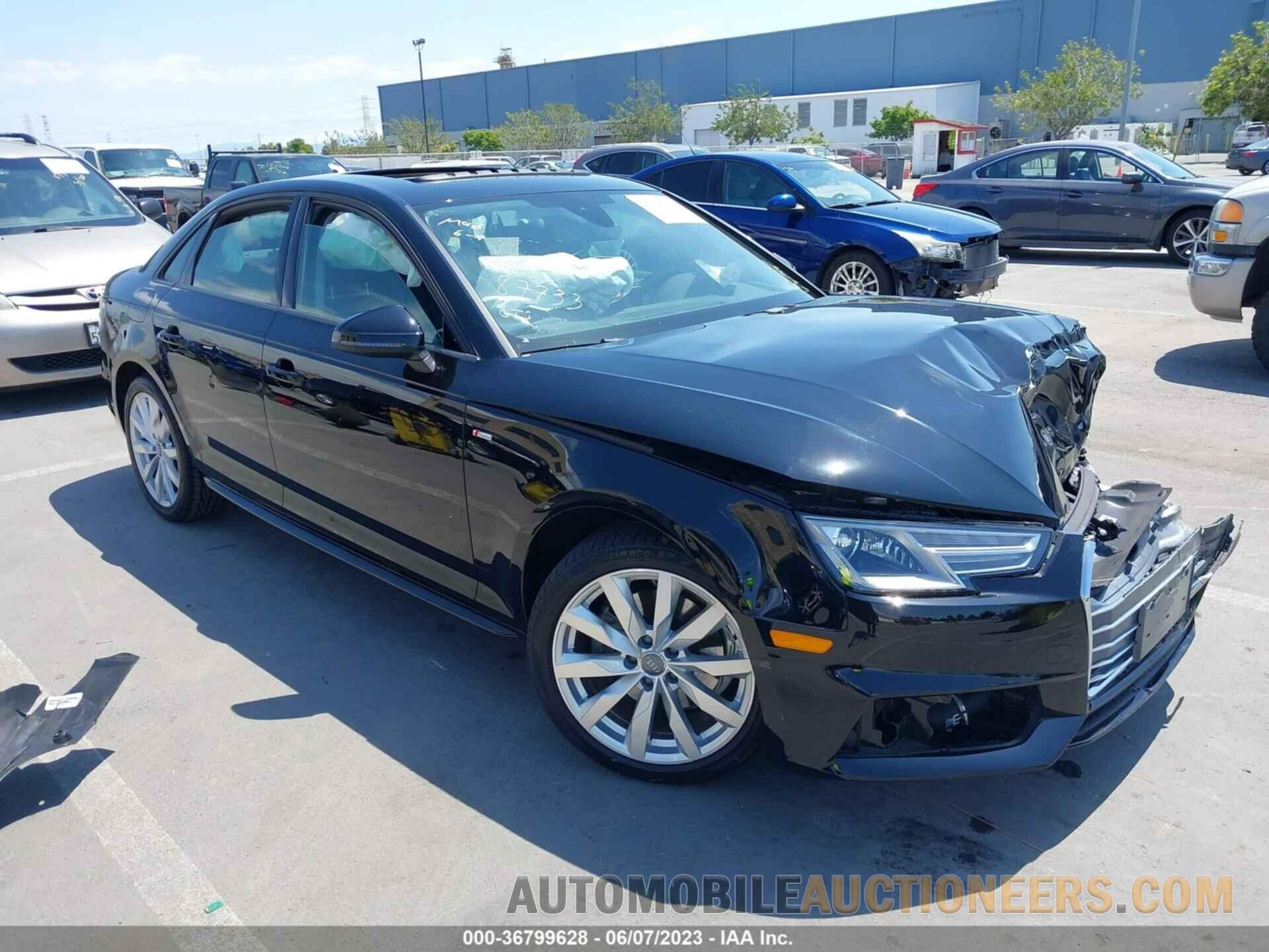 WAUKMAF44JA225009 AUDI A4 2018