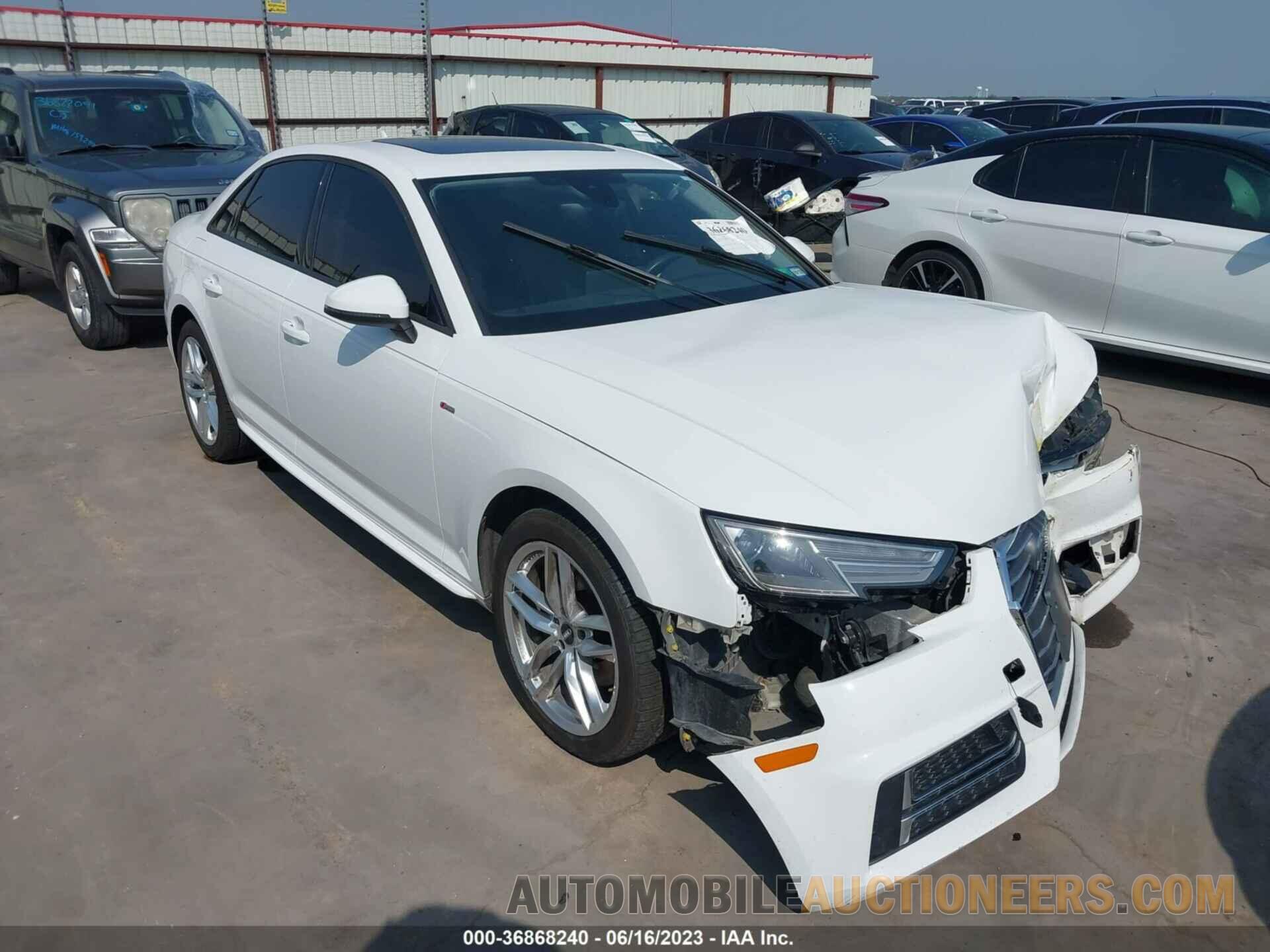 WAUKMAF45HN043662 AUDI A4 2017