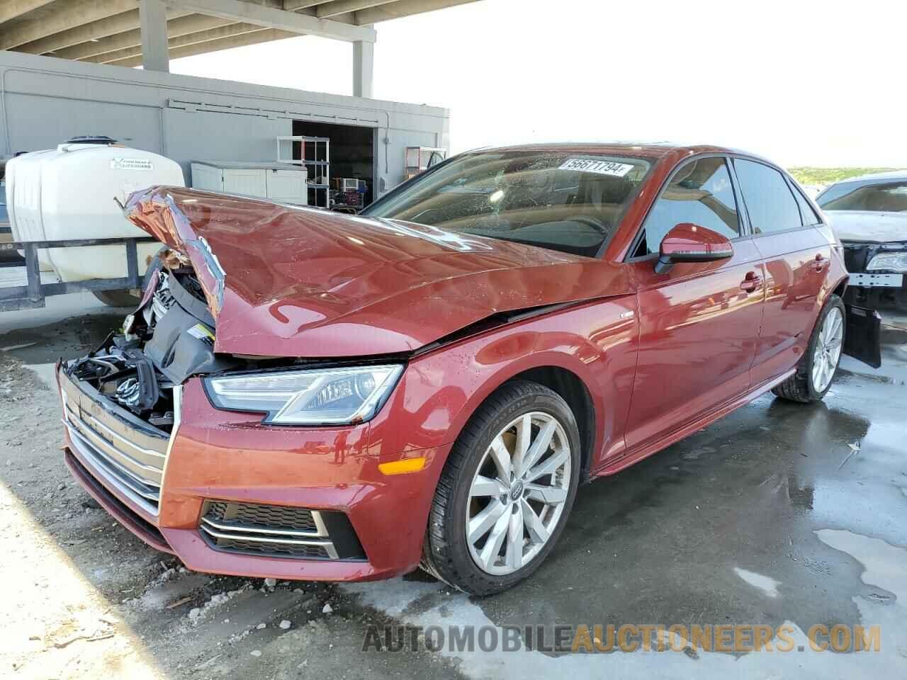 WAUKMAF45JA075623 AUDI A4 2018