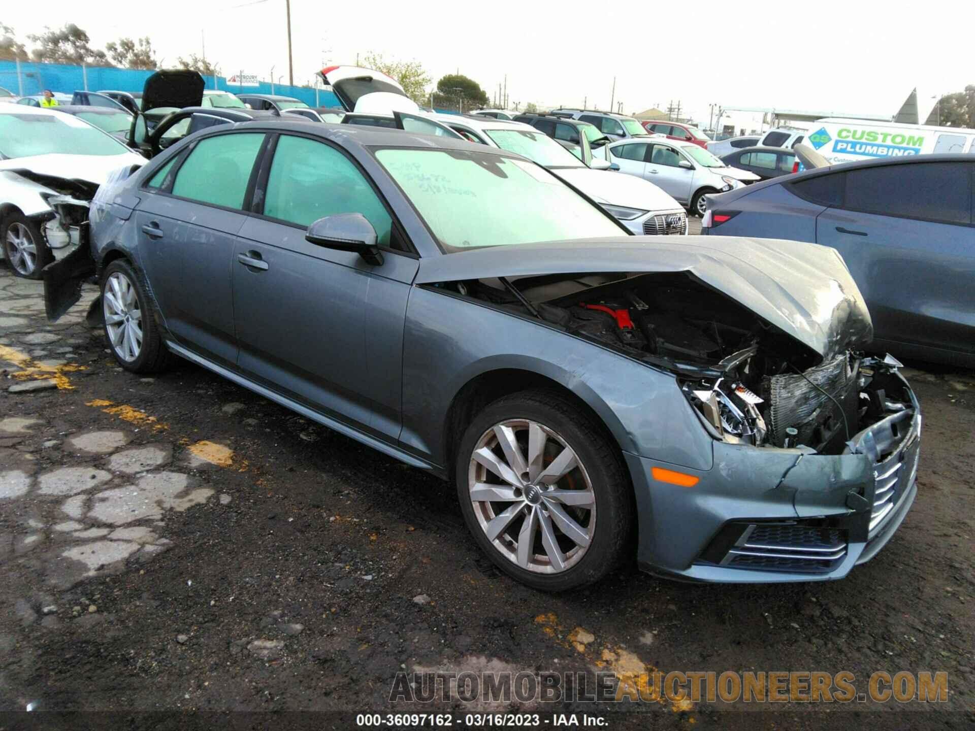 WAUKMAF45JA106711 AUDI A4 2018