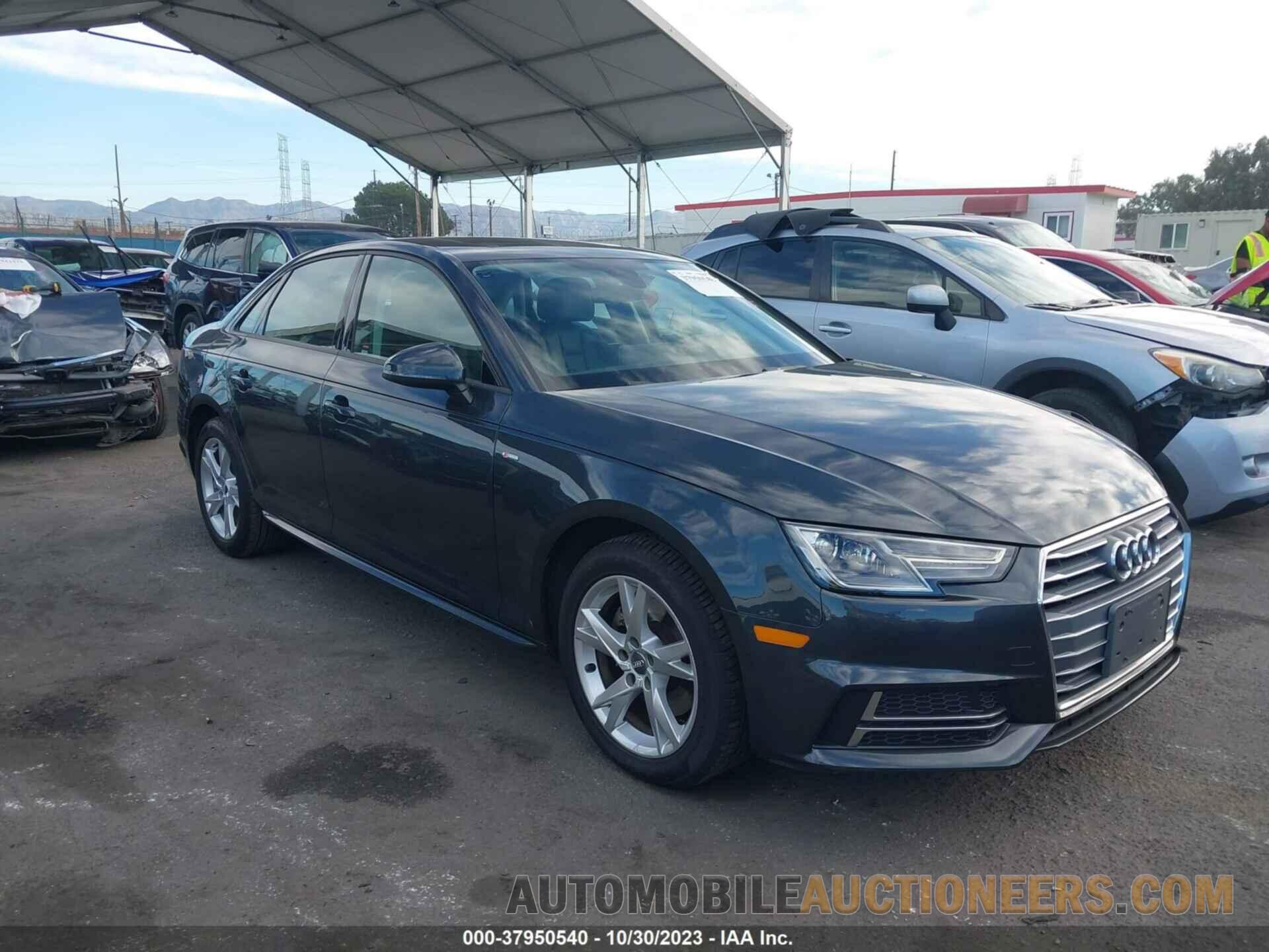 WAUKMAF45JA207490 AUDI A4 2018