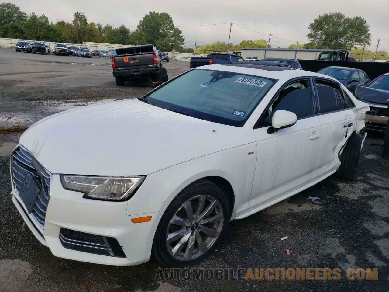 WAUKMAF45JN011011 AUDI A4 2018