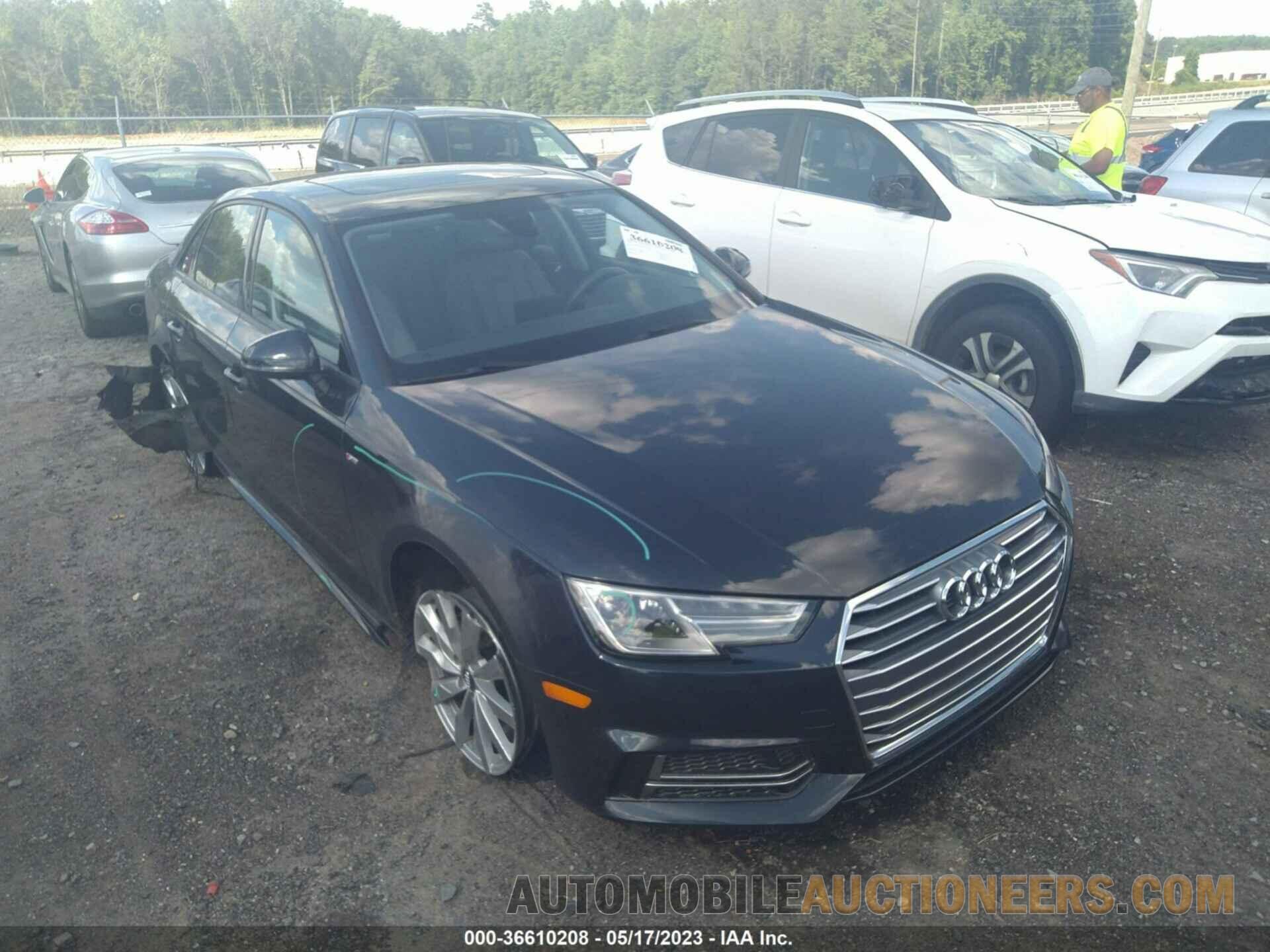 WAUKMAF46JA033199 AUDI A4 2018