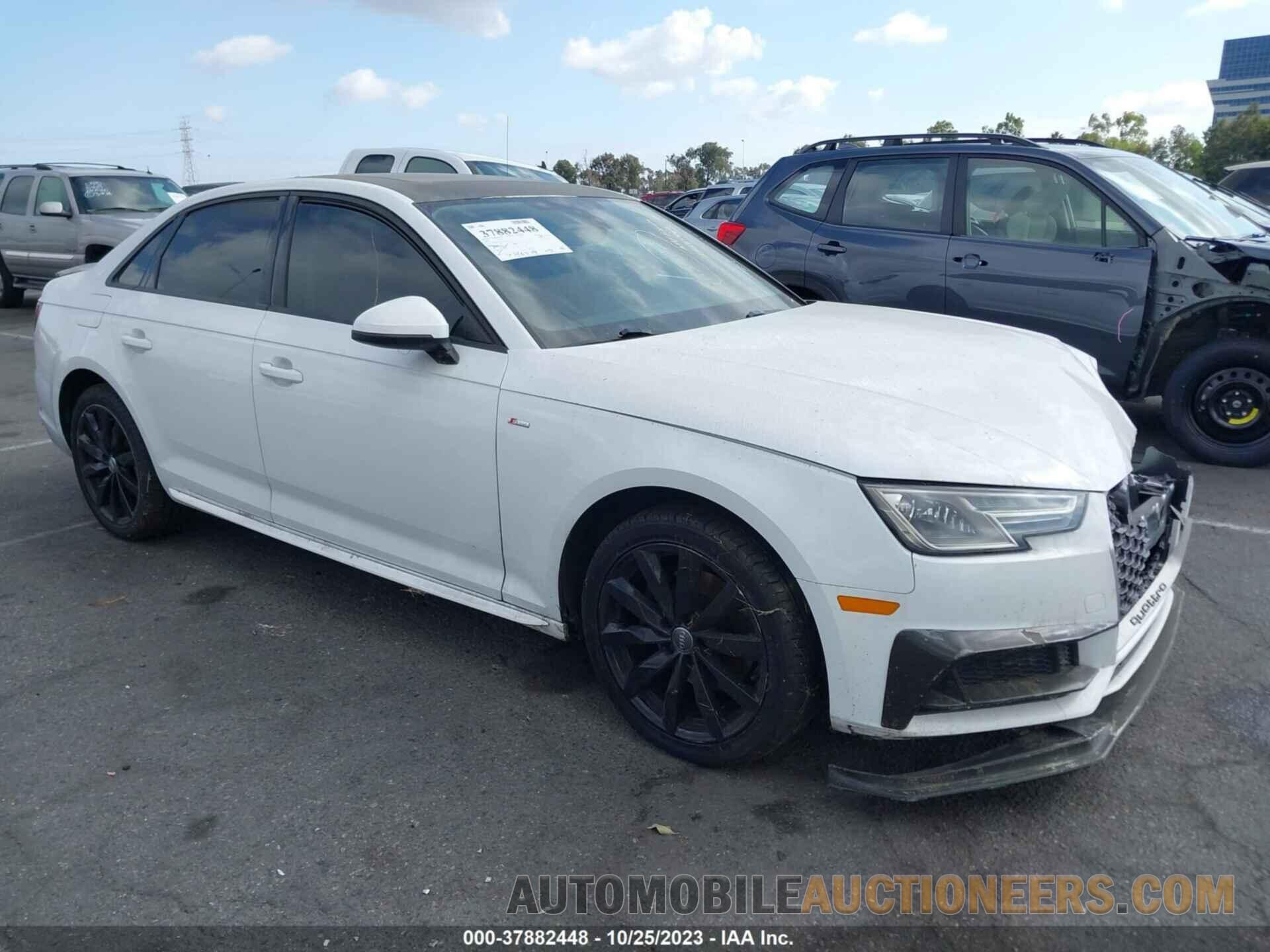 WAUKMAF46JA103669 AUDI A4 2018