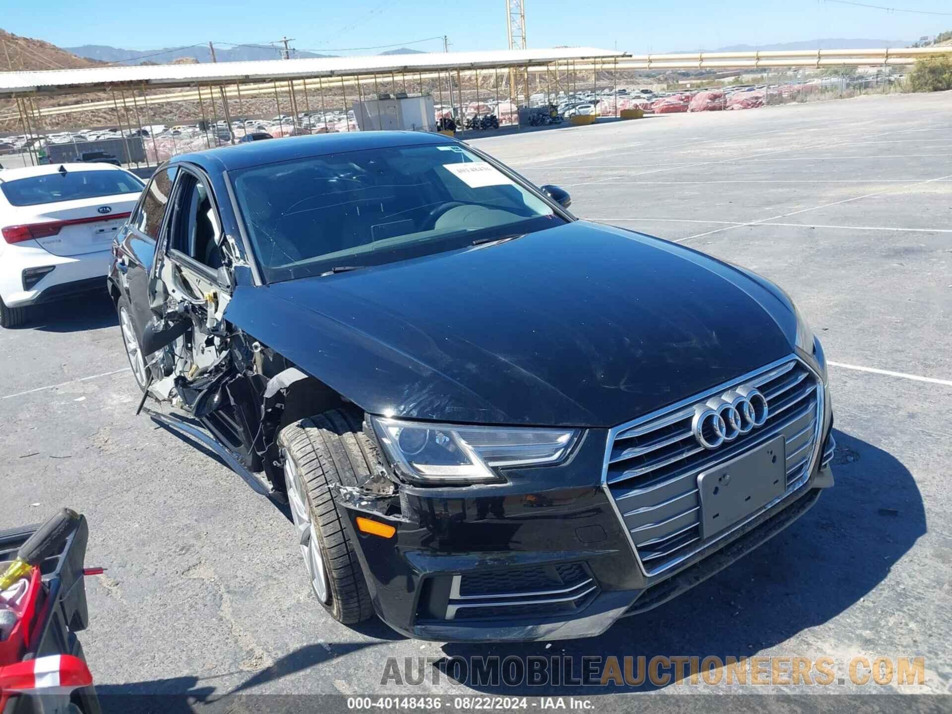 WAUKMAF46JA107477 AUDI A4 2018